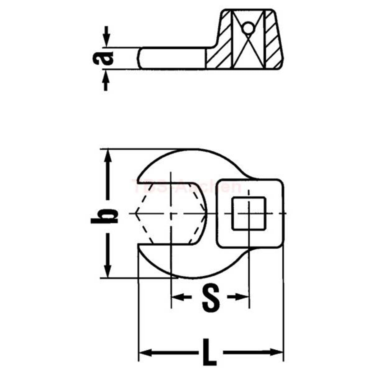540 13 CROW-FOOT-SPANNERS