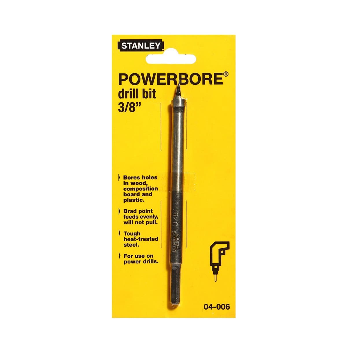 04-006 ดอกสว่านรูลึก 3/8 นิ้ว