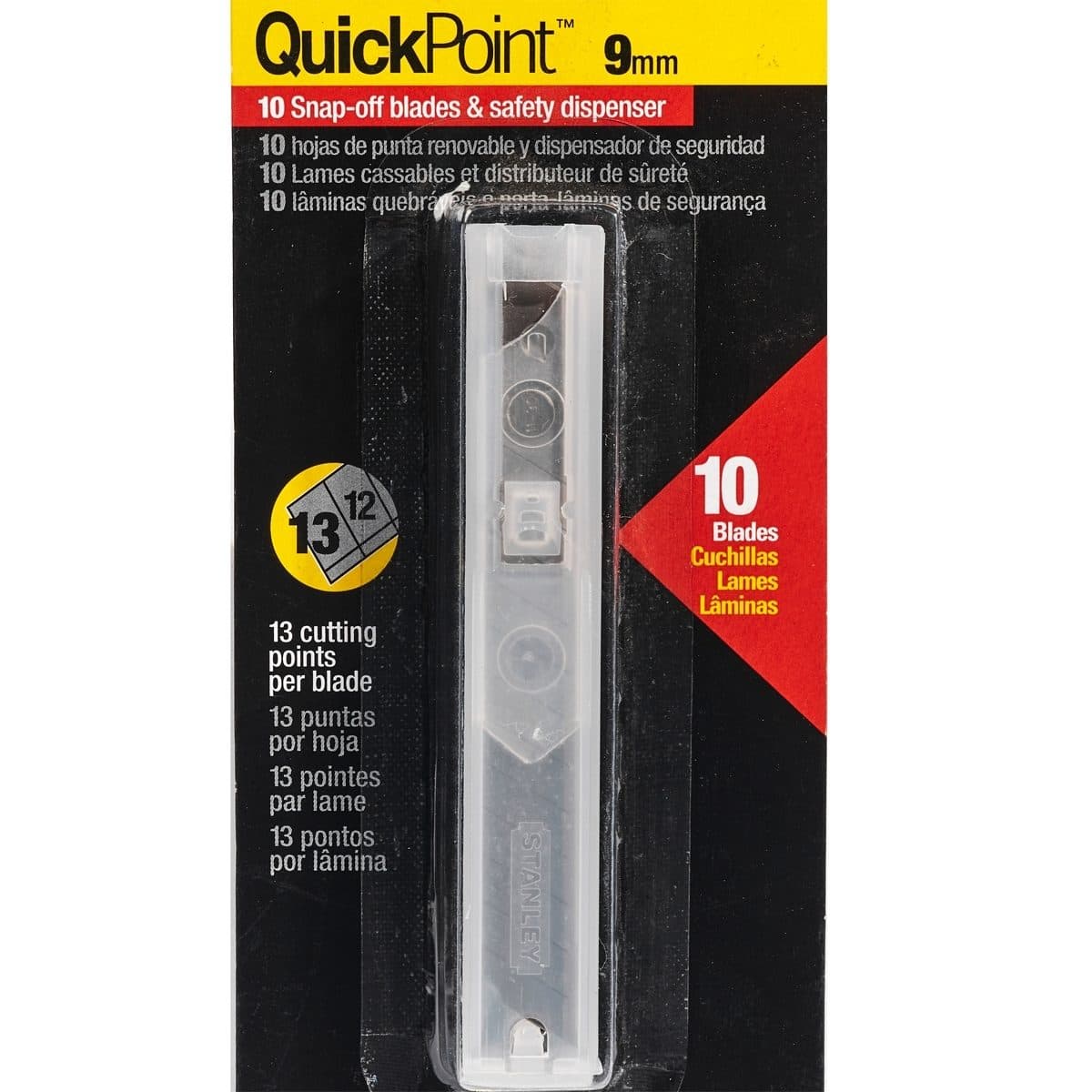 11-300T ใบมีดคัตเตอร์ 9 มม. 10ใบ/แพ็ค