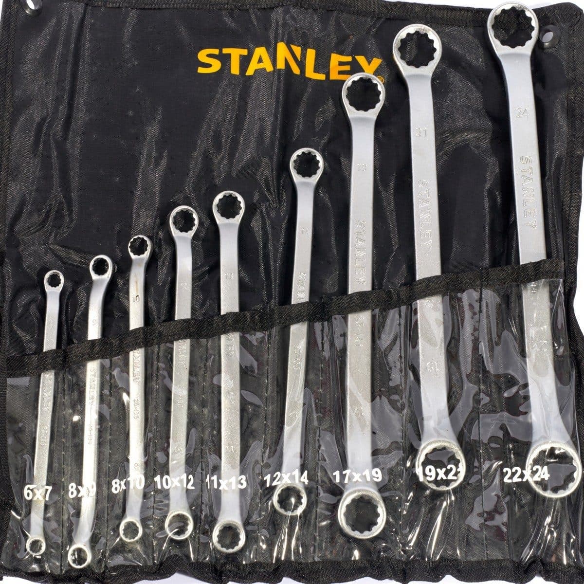 STANLEY (สแตนเล่ย์) ชุดประแจแหวนคู่ 9 ชิ้น รุ่น CWB (STMT25147) สำหรับงานซ่อมแซม (บรรจุ 9 ชิ้น/แพ็ค)