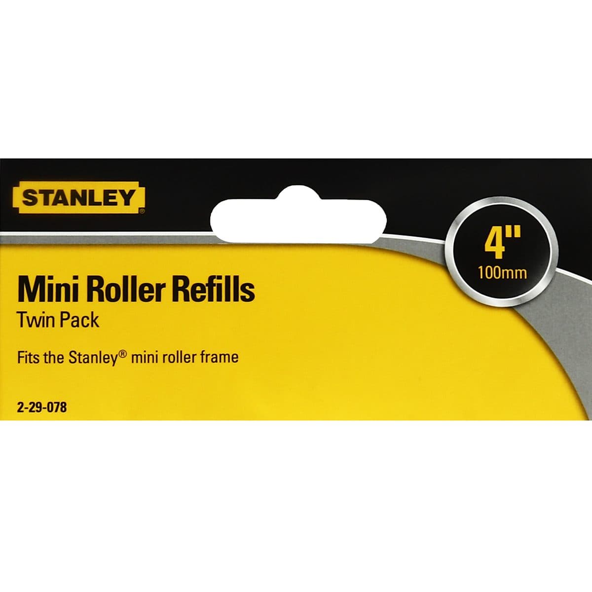 29-078-2เฉพาะลูกกลิ้งทาสีน้ำ4"2ชิ้น/แพ็ค