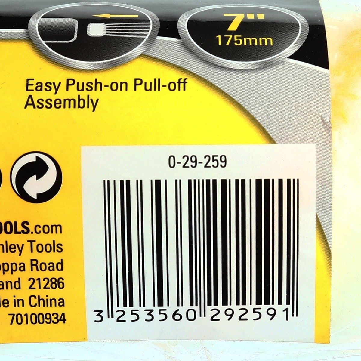 29-259 อะไหล่ลูกกลิ้งโครงกรงทาสีน้ำ 7"