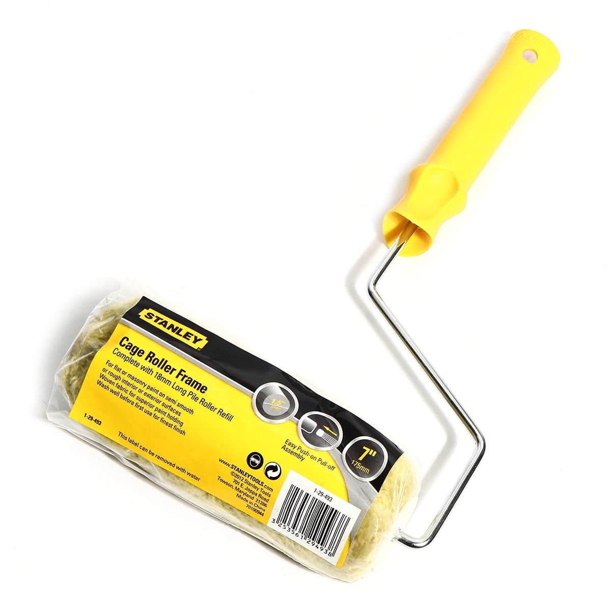 29-493 ลูกกลิ้งโครงกรงขนยาวทาสีน้ำ 7"