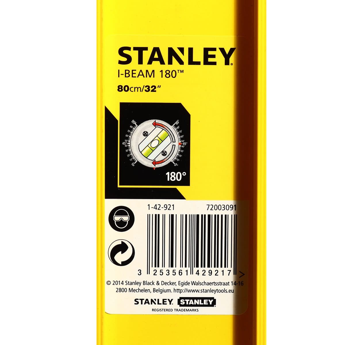 42-921 ระดับน้ำI-BEAM หมุนได้180° ยาว32"