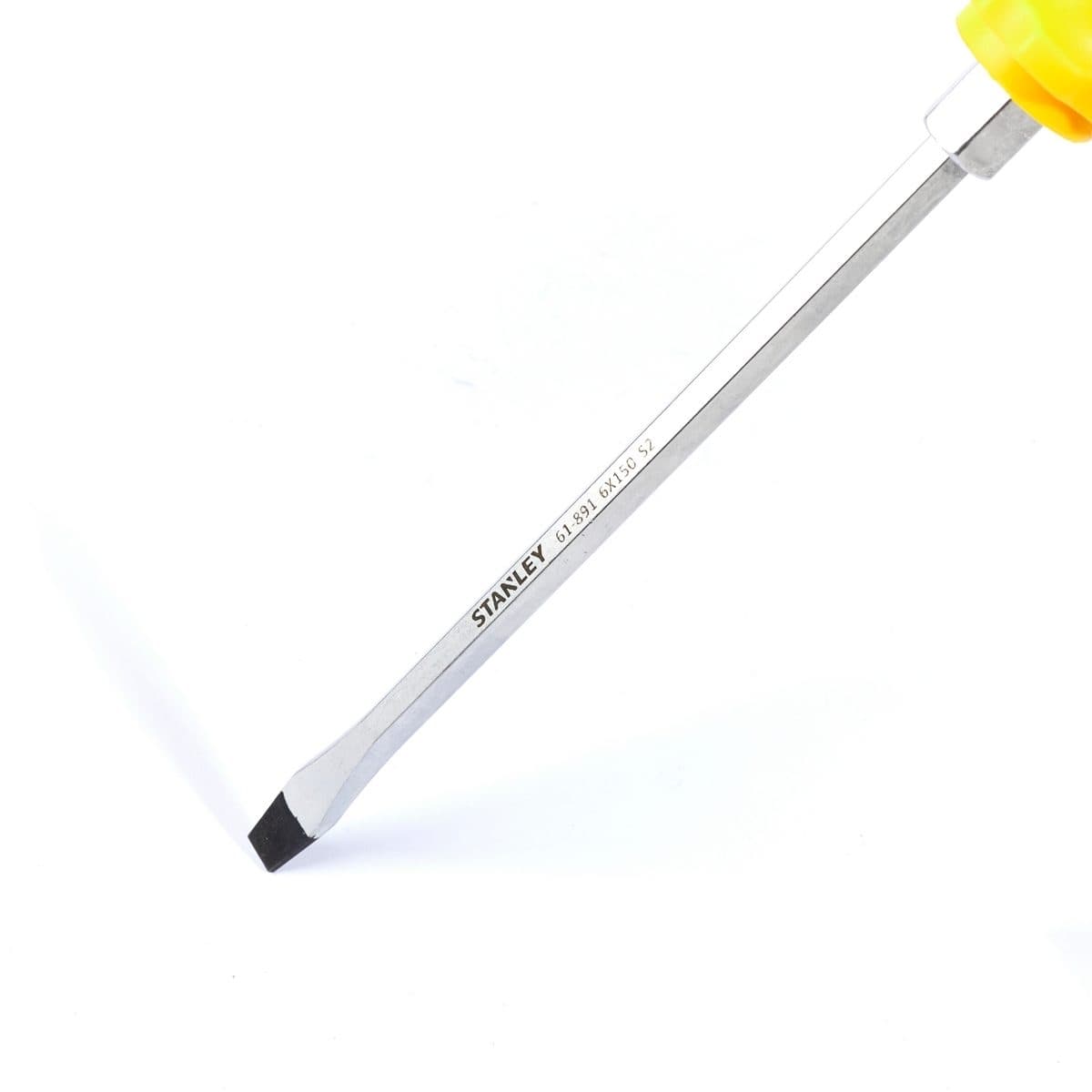 STANLEY (สแตนเล่ย์) 61-891 ไขควงตอกปากแบน ขนาด 6 มม. X 6 นิ้ว ใช้สำหรับขันหรือตอก ทำจากโลหะ S2 ที่มีคุณภาพสูงสุด