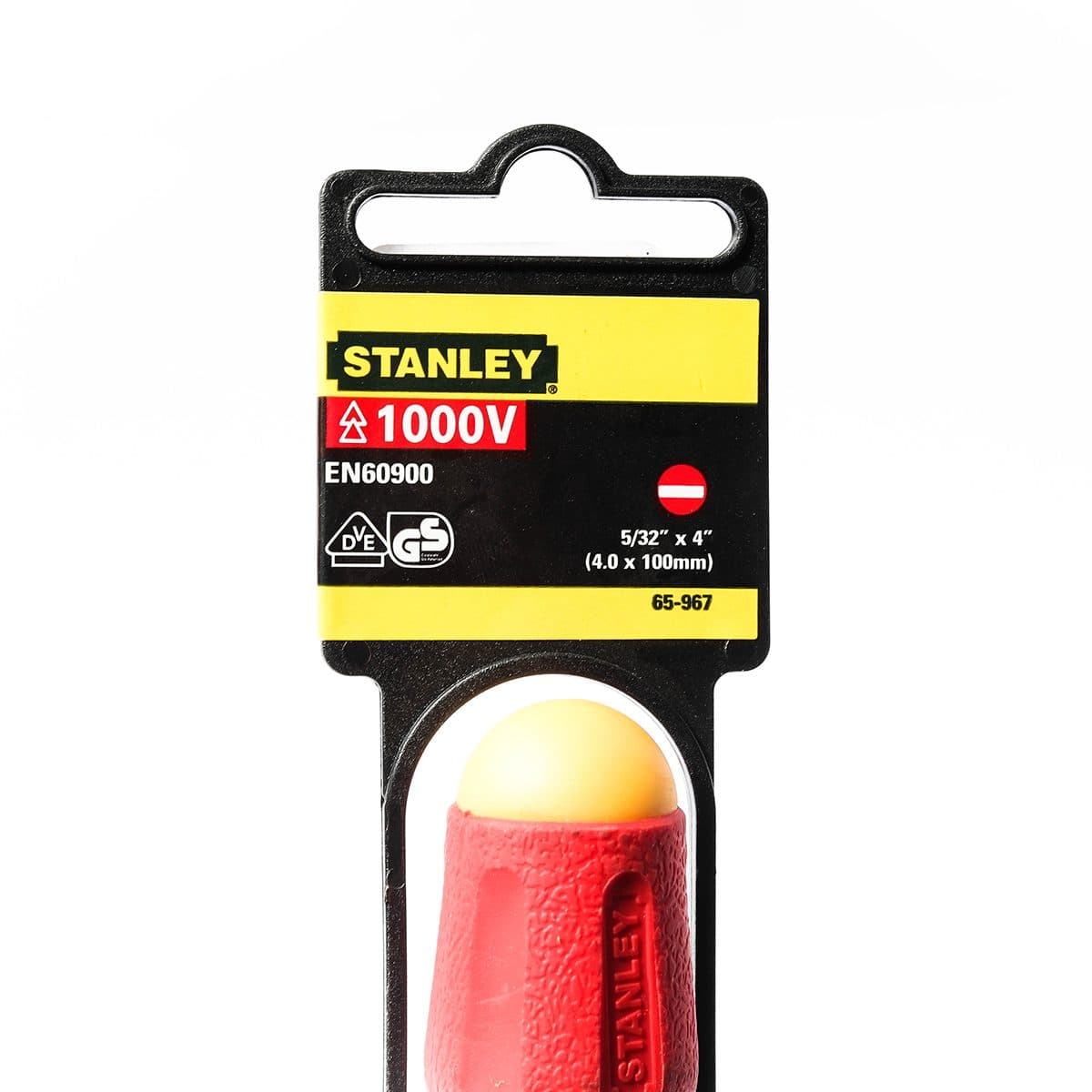 65-967 ไขควงกันไฟฟ้าปากแบน 4X100 มม