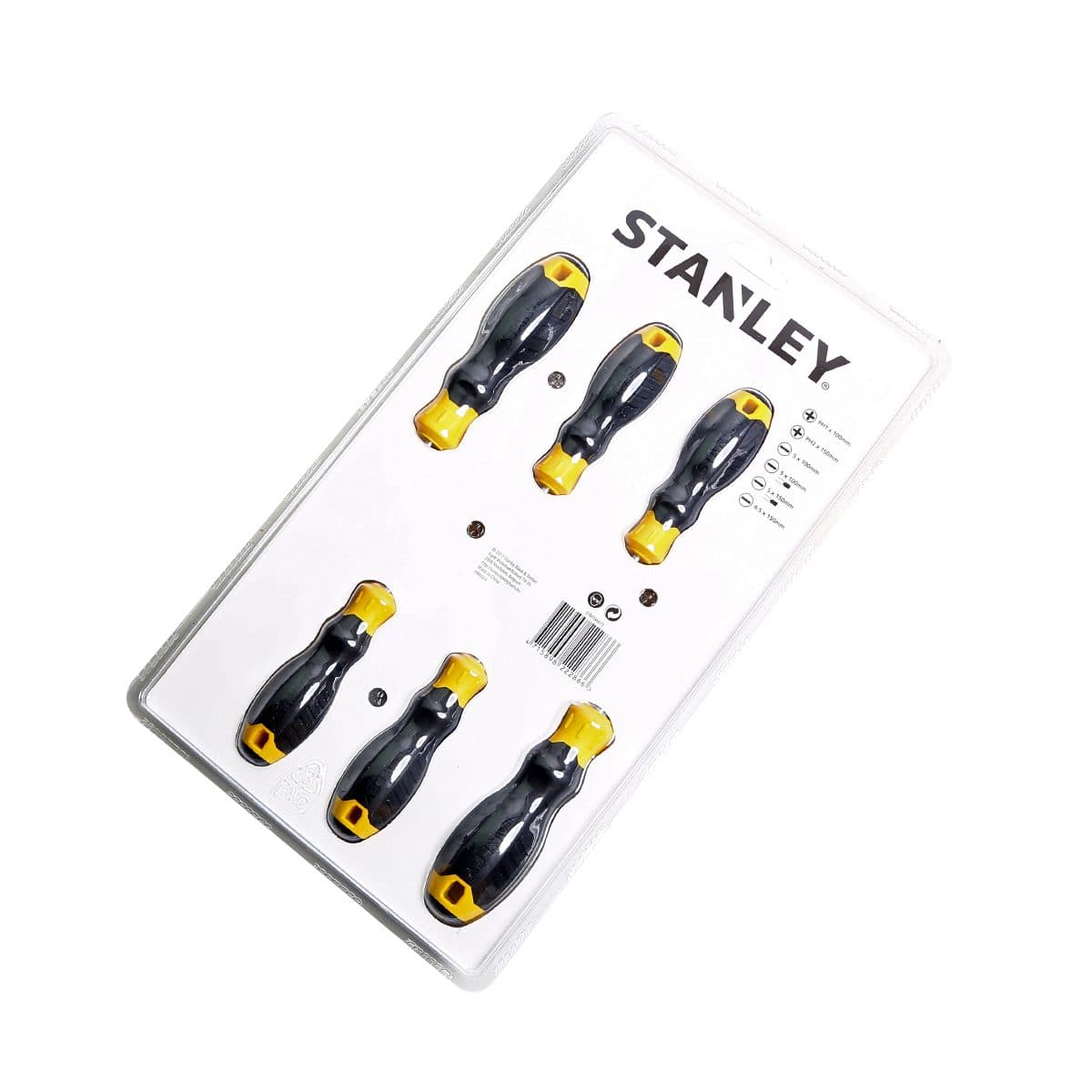 66-672 ชุดไขควง 6 ชิ้น PH1,2 แบน5,6.5มม