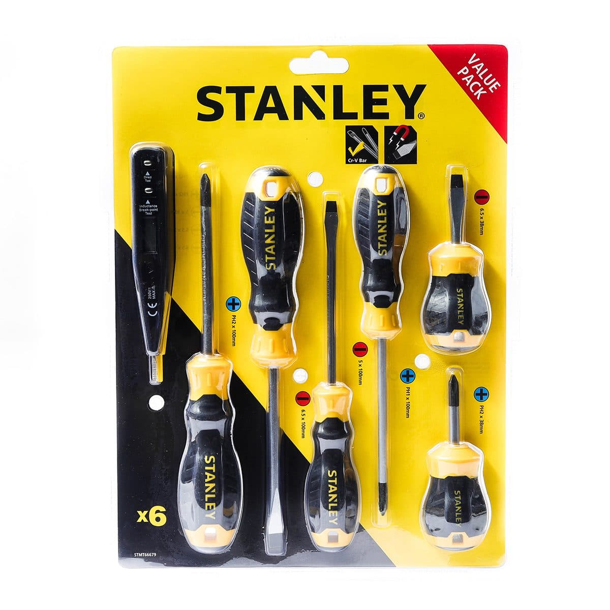 66-679 ชุดไขควง6ชิ้น+ไขควงลองไฟดิจิตอล