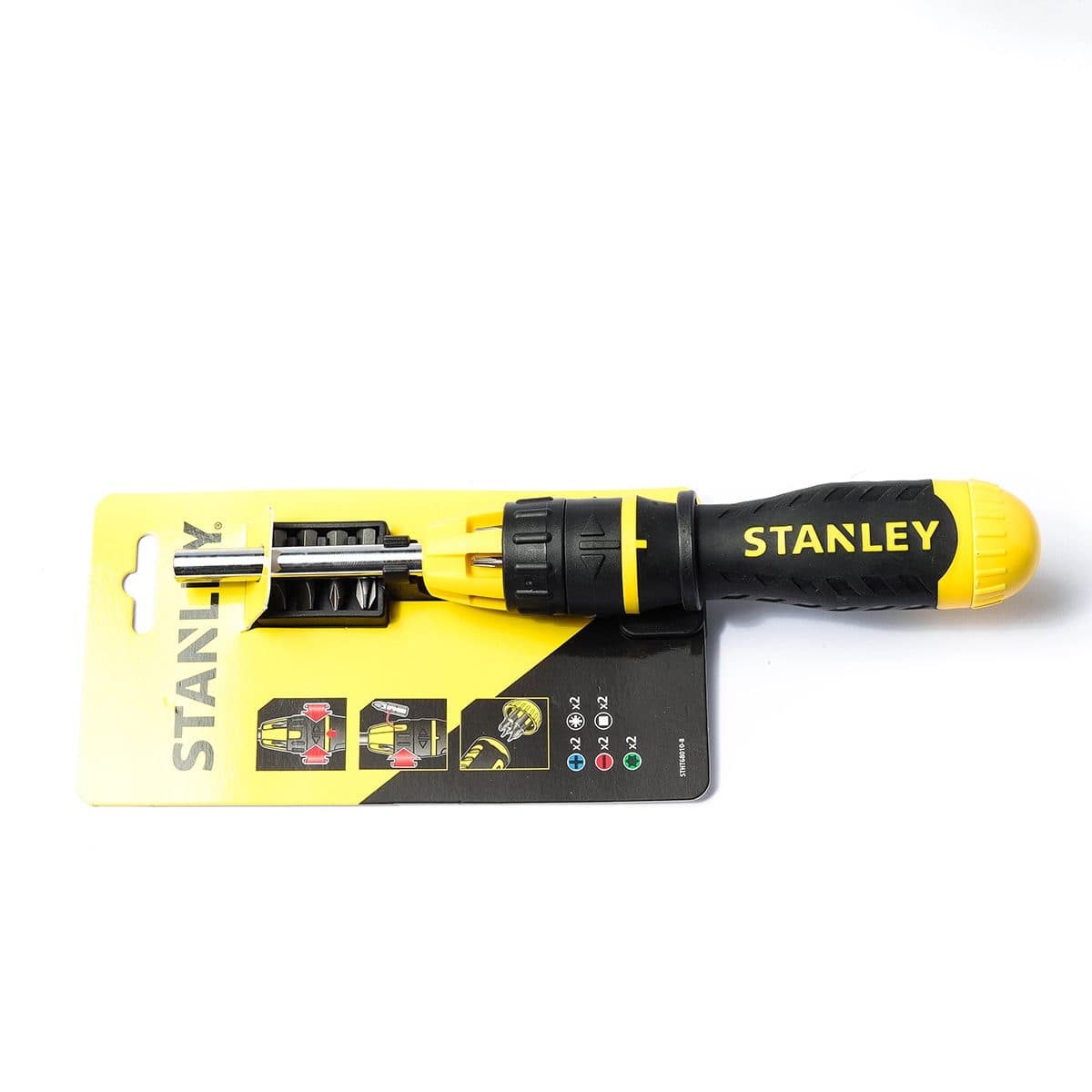 68-010 ไขควงหมุนฟรีหลายหัว 10 ชิ้น