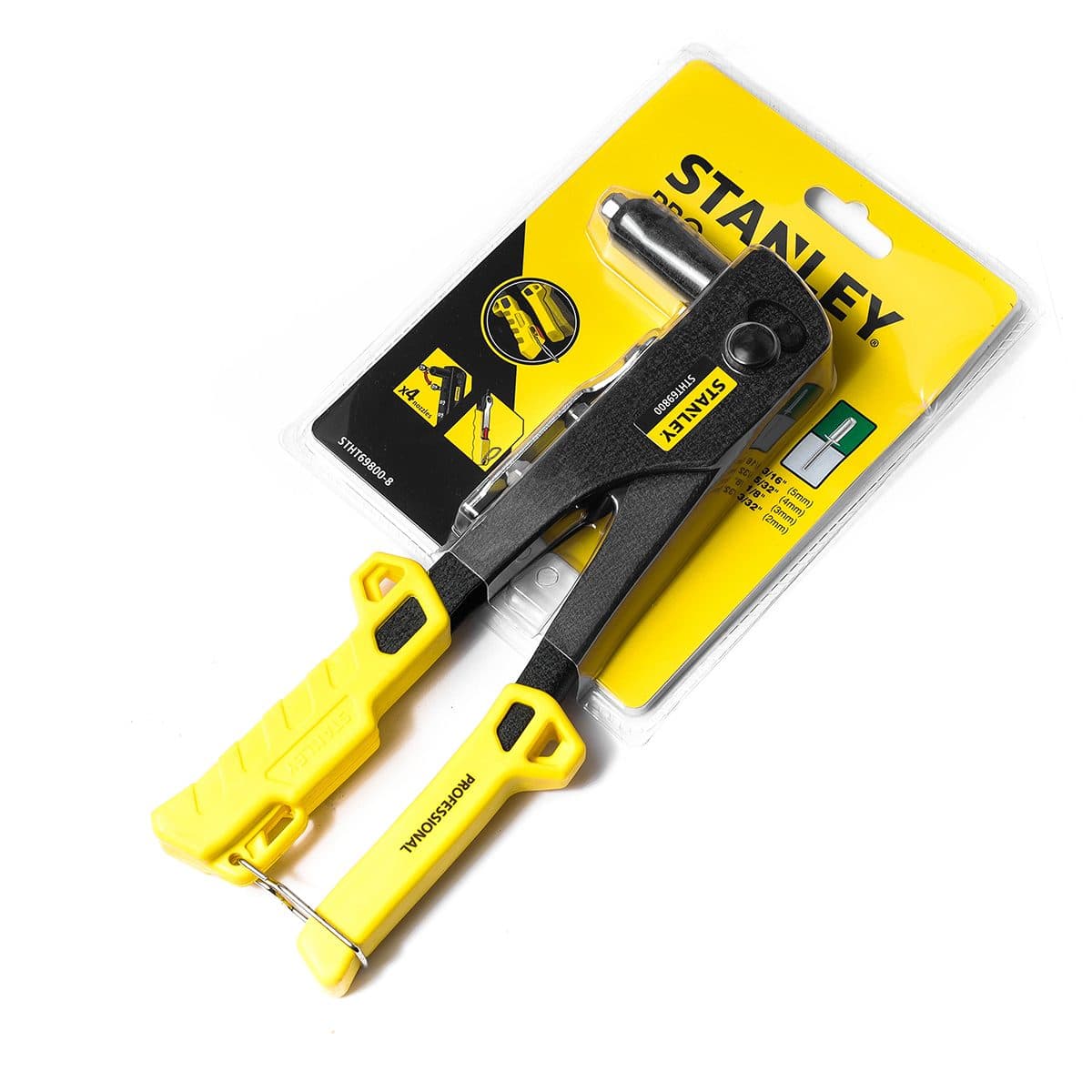 STHT69800 คีมย้ำรีเวท(รุ่นงานหนัก) 4หัว