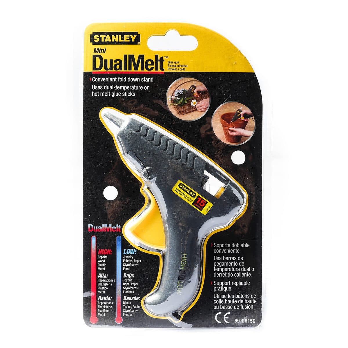 69-GR15C ปืนยิงกาว 15W ปลั๊กหัวแบน