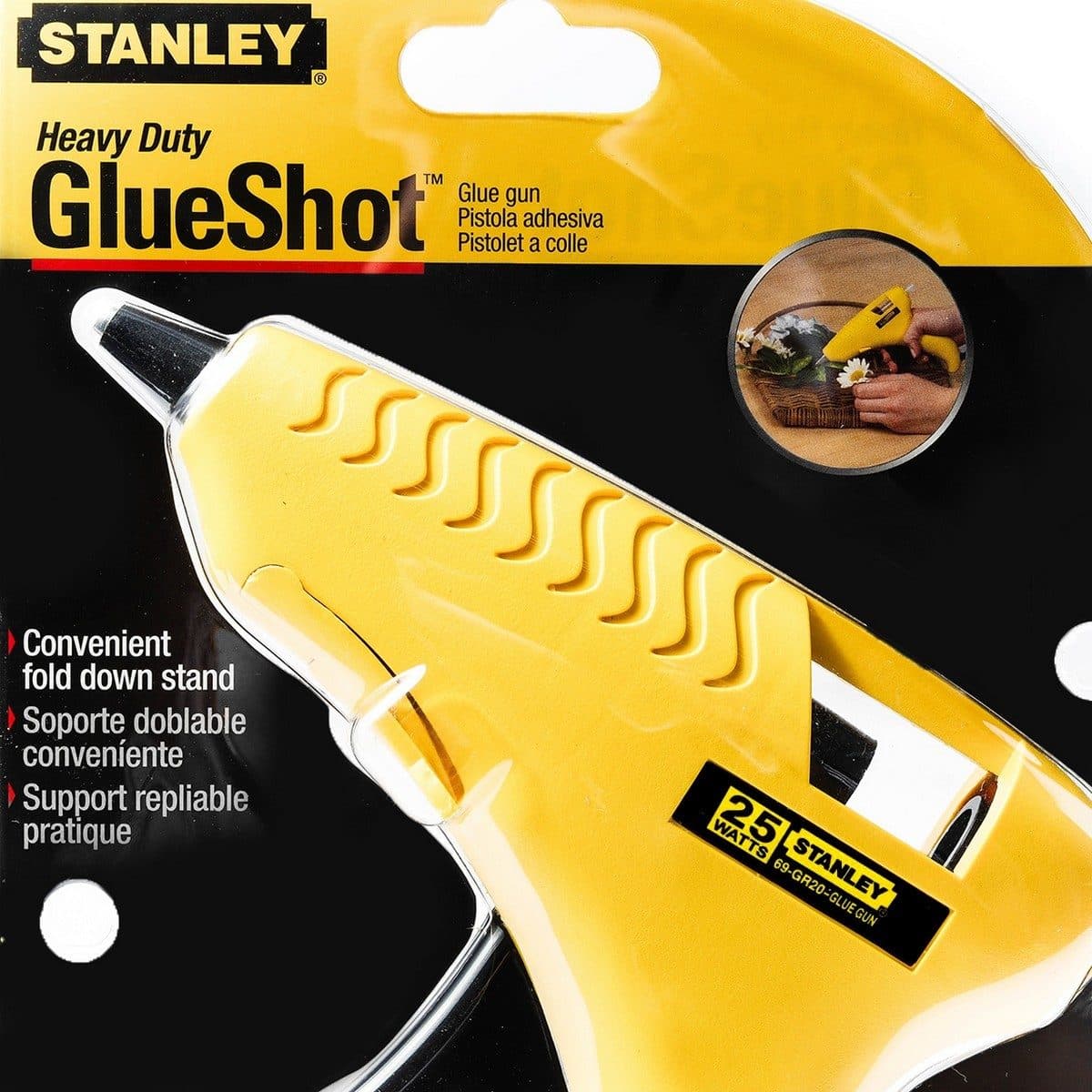 69-GR20B ปืนยิงกาว 25W ปลั๊กหัวกลม