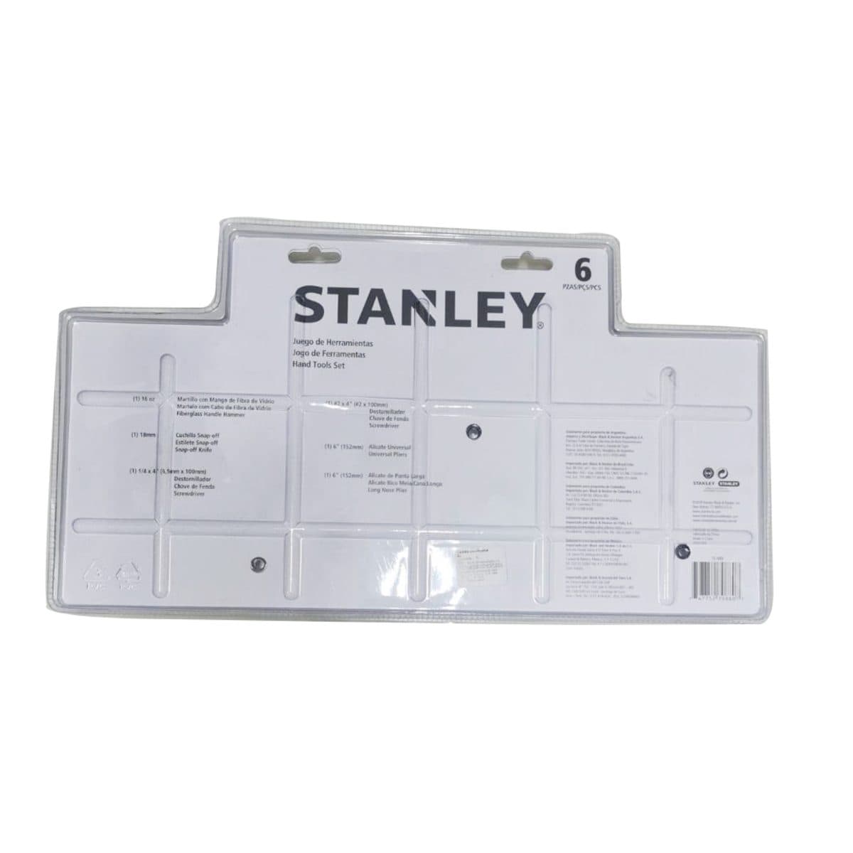 STANLEY ชุดเครื่องมือช่าง 6 ชิ้น (สแตนเล่ย์)