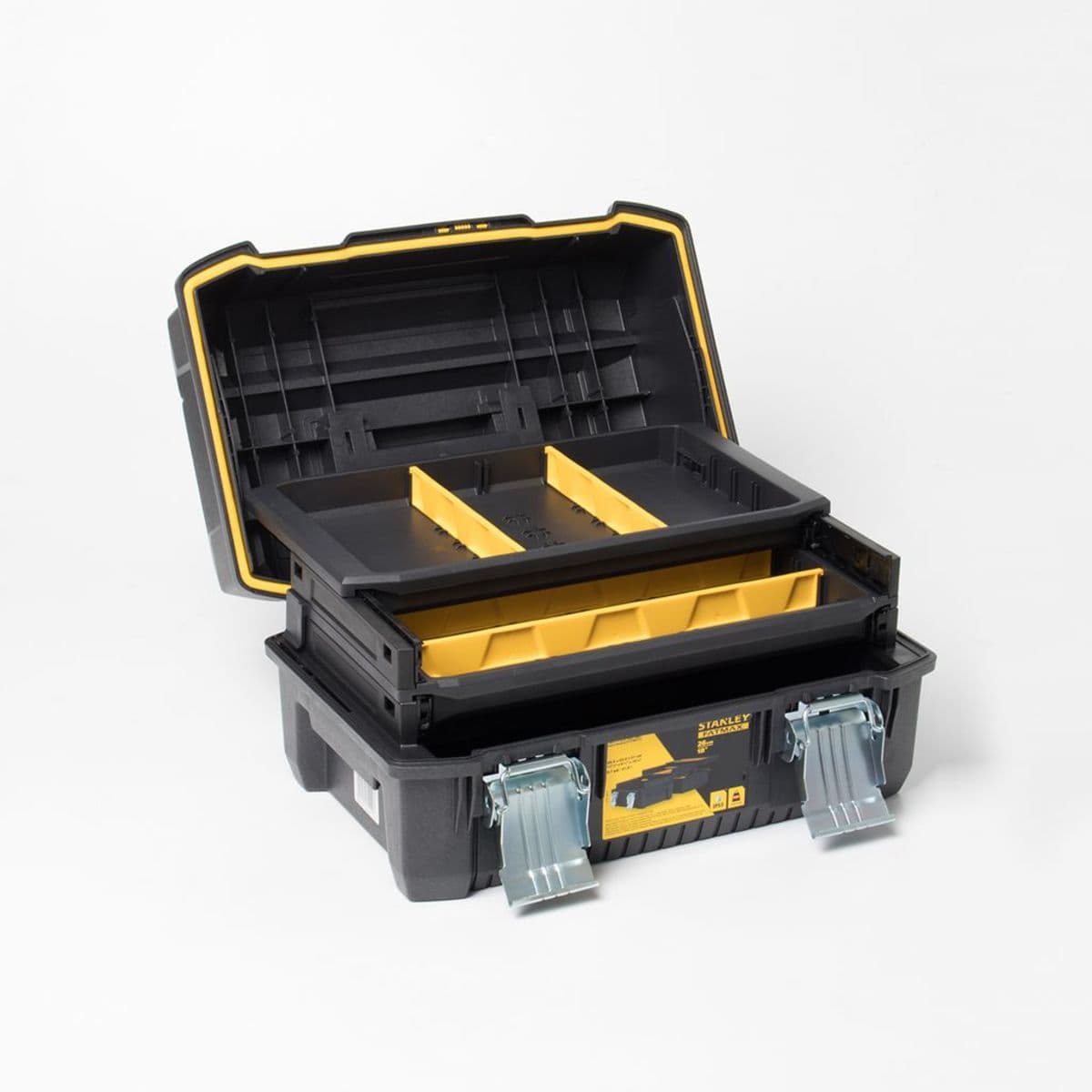 71-219 กล่องเครื่องมือถาด2ชั้น กันน้ำ18"