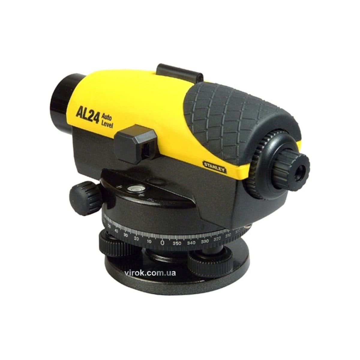STANLEY (แตนเล่ย์) 1-77-160 กล้องวัดระดับเลเซอร์ รุ่น AL24GVP ระยะการทำงาน 90 ม. ให้กำลังขยายภาพ 24 เท่า สีเหลือง/ดำ