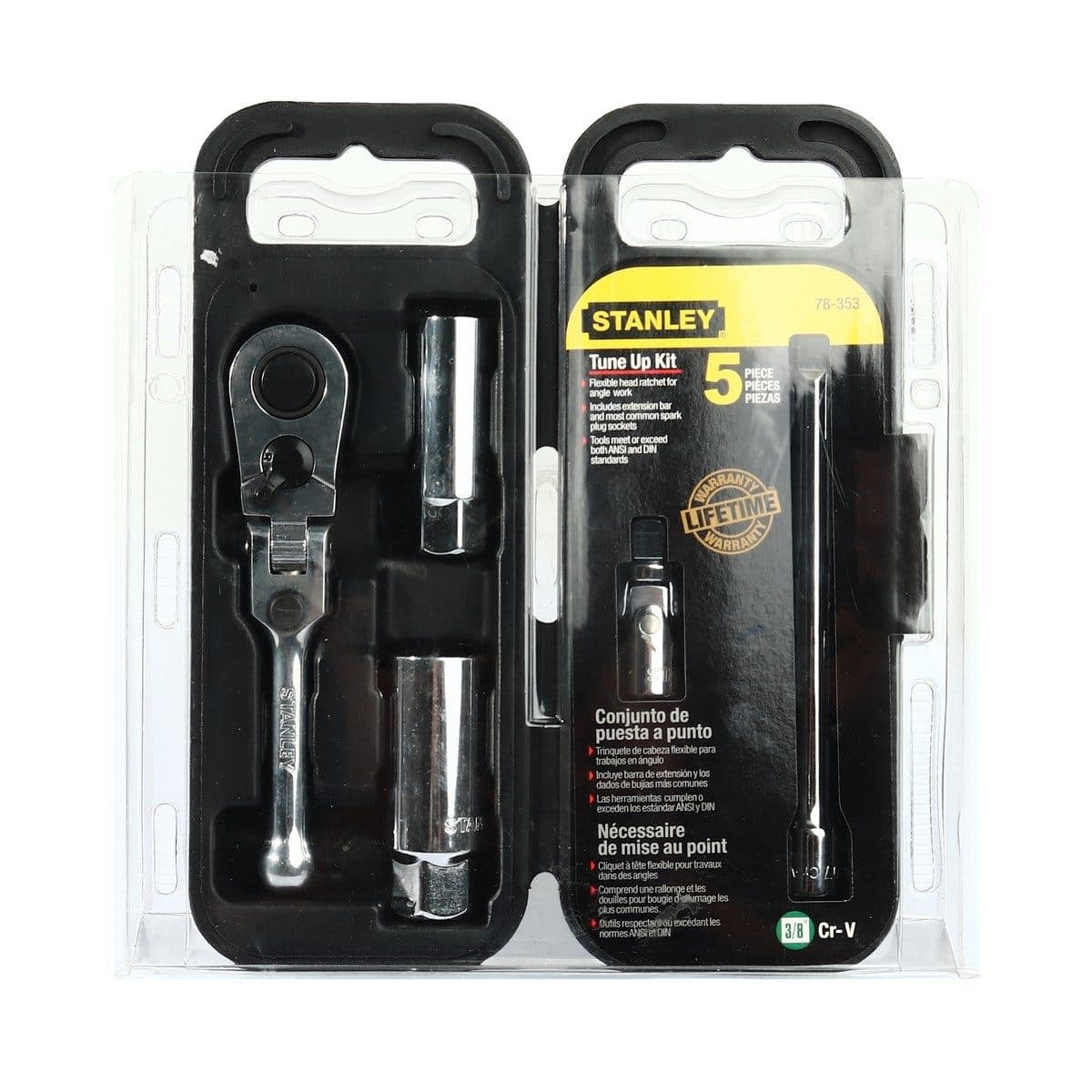 78-353 ชุดเครื่องมือแต่งรถ 3/8"ชุด5ชิ้น