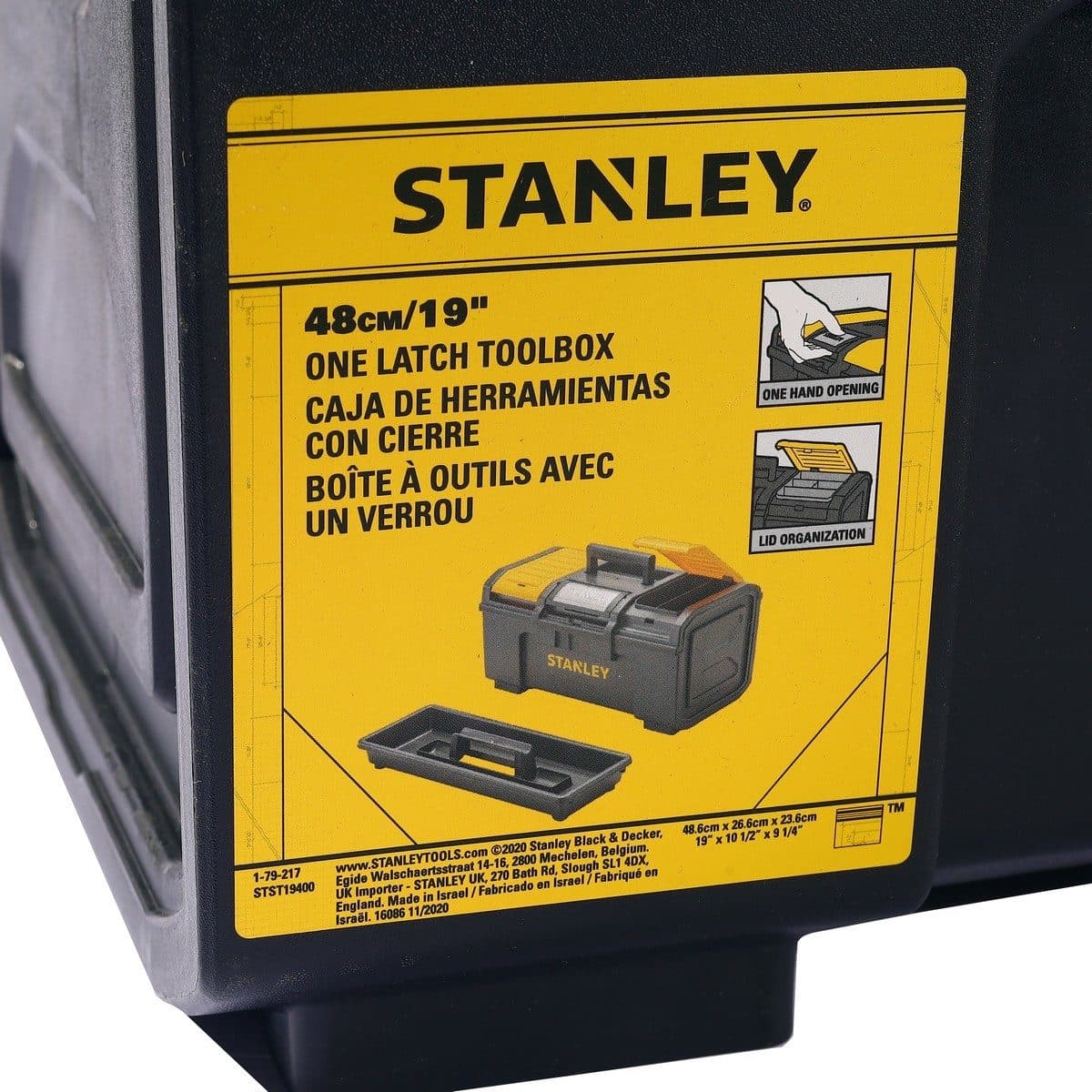 STANLEY กล่องเครื่องมือ ขนาด 19 นิ้ว รุ่น One Touch (สแตนเล่ย์)
