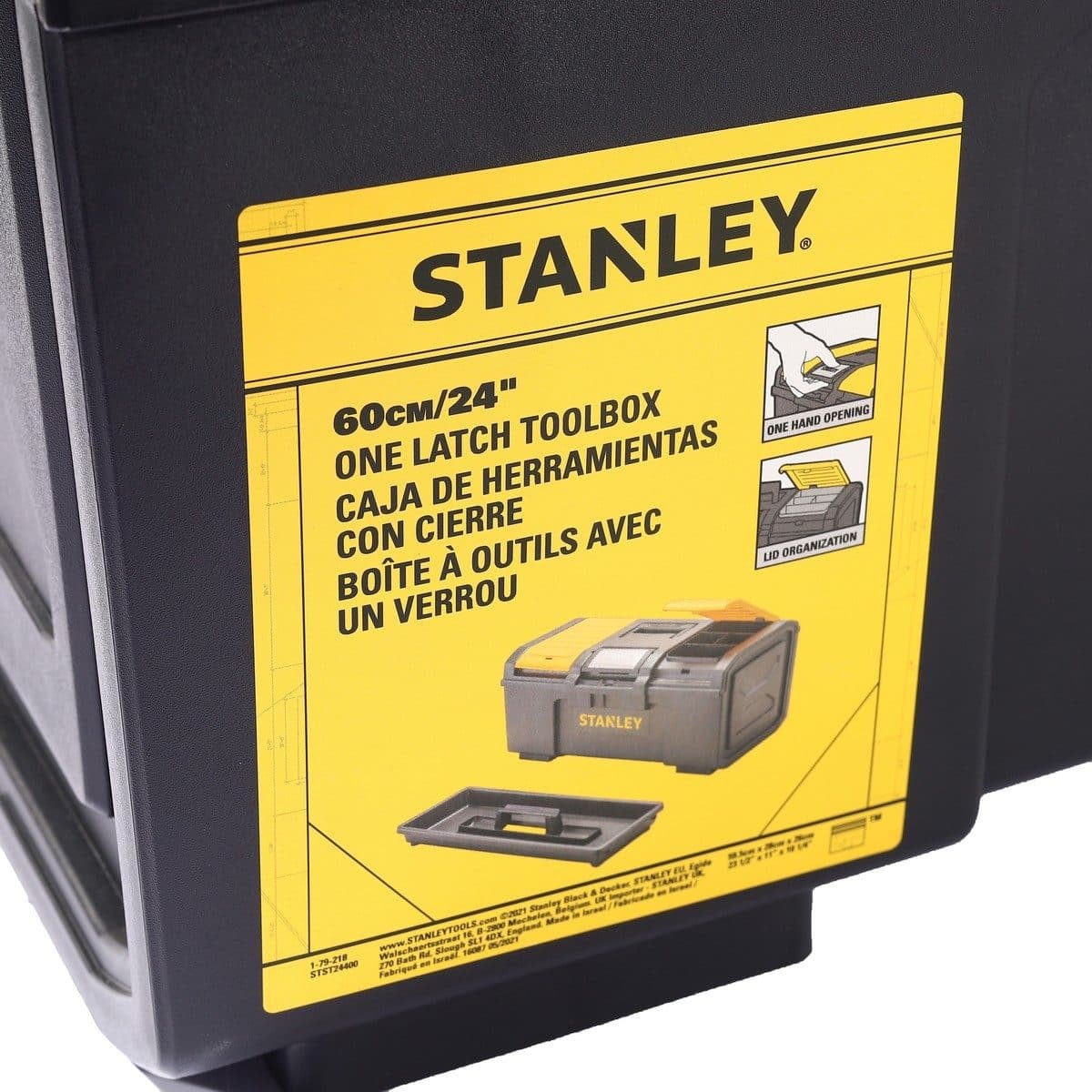 STANLEY กล่องเครื่องมือ ขนาด 24 นิ้ว รุ่น One Touch (สแตนเล่ย์)