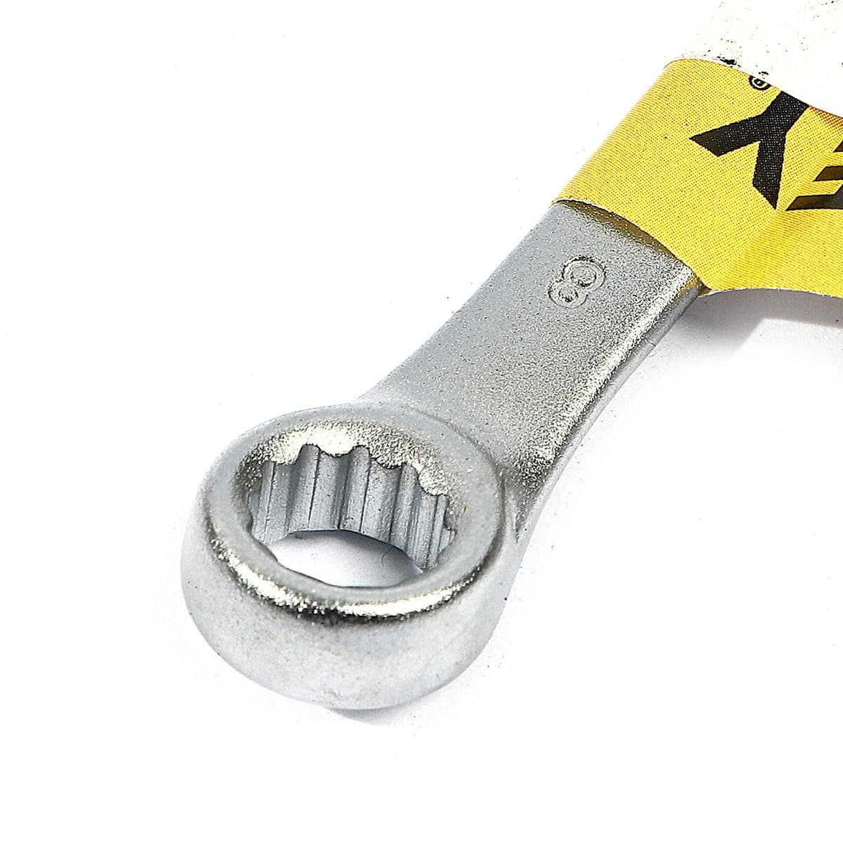 ประแจแหวนข้างปากตาย 80-217 สแตนเล่ย์ (STANLEY) รุ่น CWB ขนาด 8 มม. วัสดุทำจาก เหล็กกล้าคาร์บอน ผ่านการทดสอบตามมาตรฐาน ANSI, ISO &amp; DIN ผิ