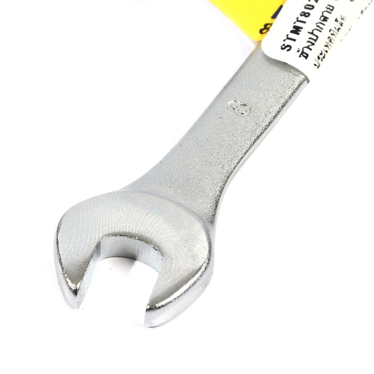 ประแจแหวนข้างปากตาย 80-217 สแตนเล่ย์ (STANLEY) รุ่น CWB ขนาด 8 มม. วัสดุทำจาก เหล็กกล้าคาร์บอน ผ่านการทดสอบตามมาตรฐาน ANSI, ISO &amp; DIN ผิ