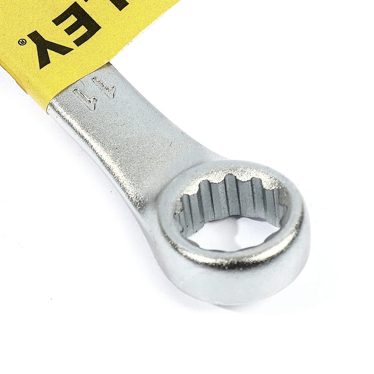 ประแจแหวนข้างปากตาย 80-220 สแตนเล่ย์ (STANLEY) รุ่น CWB ขนาด 11 มม. วัสดุทำจาก เหล็กกล้าคาร์บอน ผ่านการทดสอบตามมาตรฐาน ANSI, ISO &amp; DIN ผ