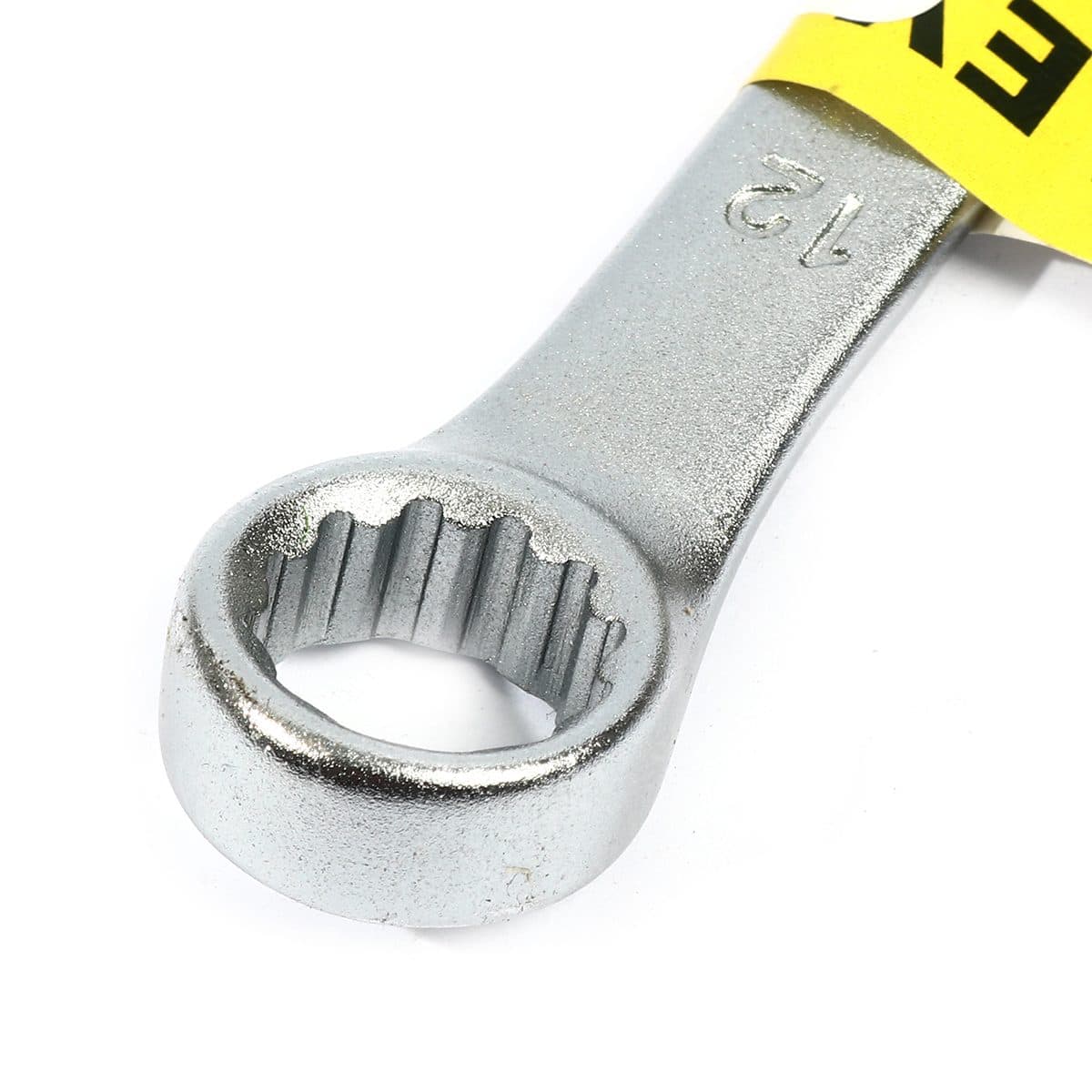 ประแจแหวนข้างปากตาย 80-222 สแตนเล่ย์ (STANLEY) รุ่น CWB ขนาด 12 มม. วัสดุทำจาก เหล็กกล้าคาร์บอน ผ่านการทดสอบตามมาตรฐาน ANSI, ISO &amp; DIN ผ