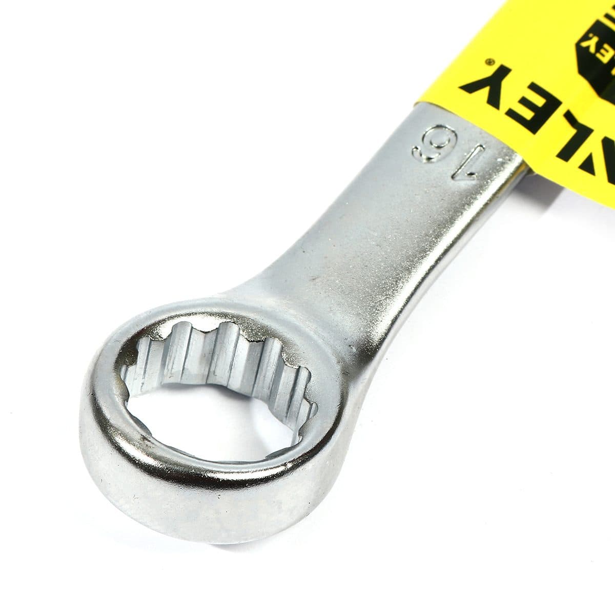 ประแจแหวนข้างปากตาย 80-226 สแตนเล่ย์ (STANLEY) รุ่น CWB ขนาด 16 มม. วัสดุทำจาก เหล็กกล้าคาร์บอน ผ่านการทดสอบตามมาตรฐาน ANSI, ISO &amp; DIN ผ