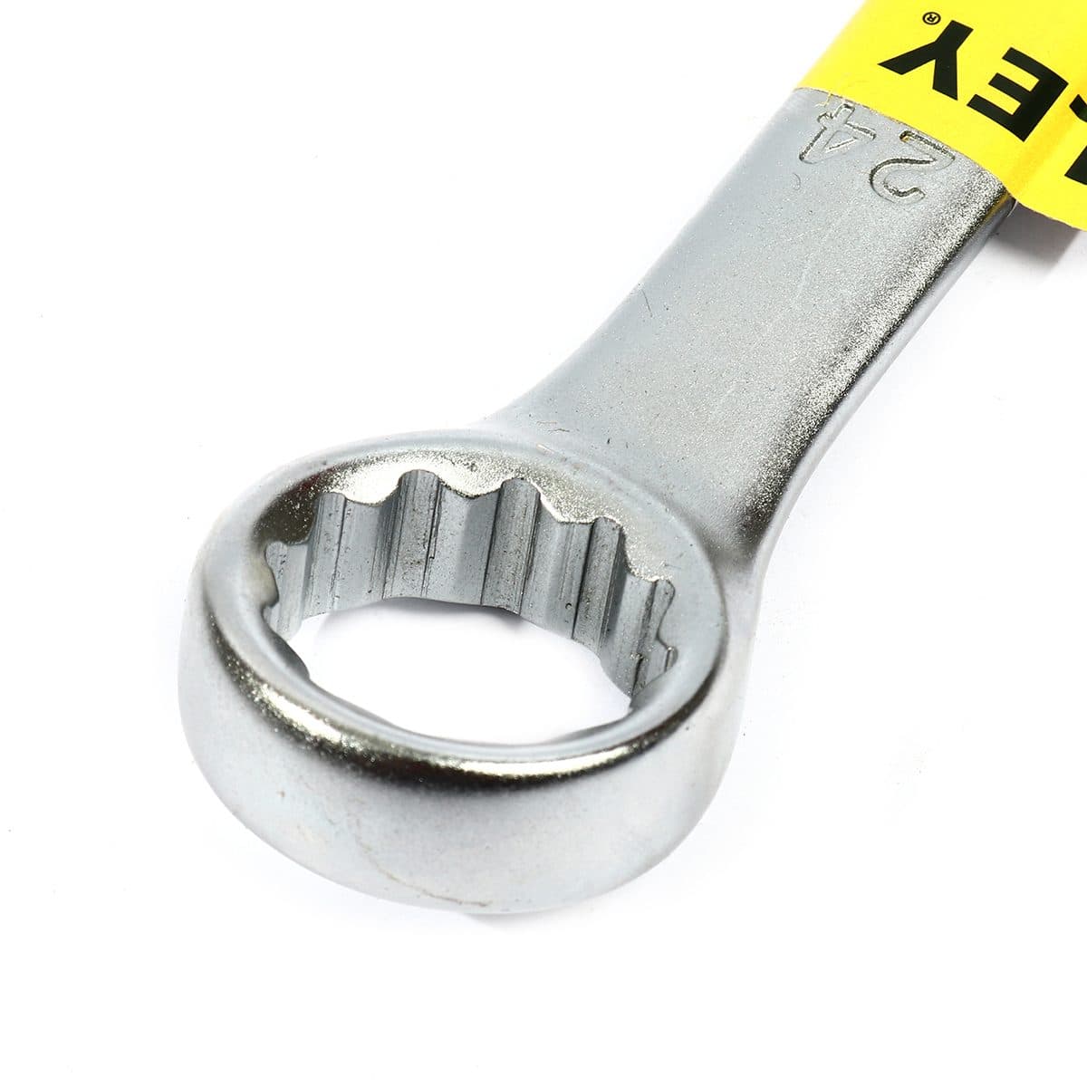 ประแจแหวนข้างปากตาย 80-239 สแตนเล่ย์ (STANLEY) รุ่น CWB ขนาด 24 มม. วัสดุทำจาก เหล็กกล้าคาร์บอน ผ่านการทดสอบตามมาตรฐาน ANSI, ISO &amp; DIN ผ