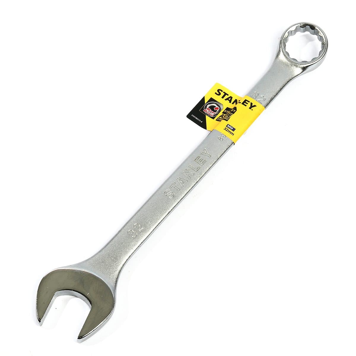 ประแจแหวนข้างปากตาย 80-245 สแตนเล่ย์ (STANLEY) รุ่น CWB ขนาด 32 มม. วัสดุทำจาก เหล็กกล้าคาร์บอน ผ่านการทดสอบตามมาตรฐาน ANSI, ISO &amp; DIN ผ
