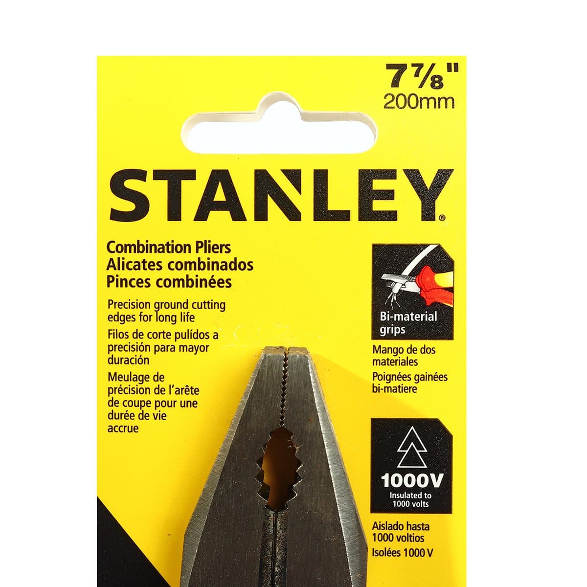 84-002 คีมปากตรง/จิ้งจก หุ้มฉนวน 200มม.