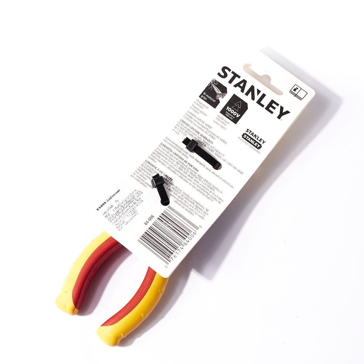 84-006 คีมปากแหลม หุ้มฉนวนไฟฟ้า 160มม.