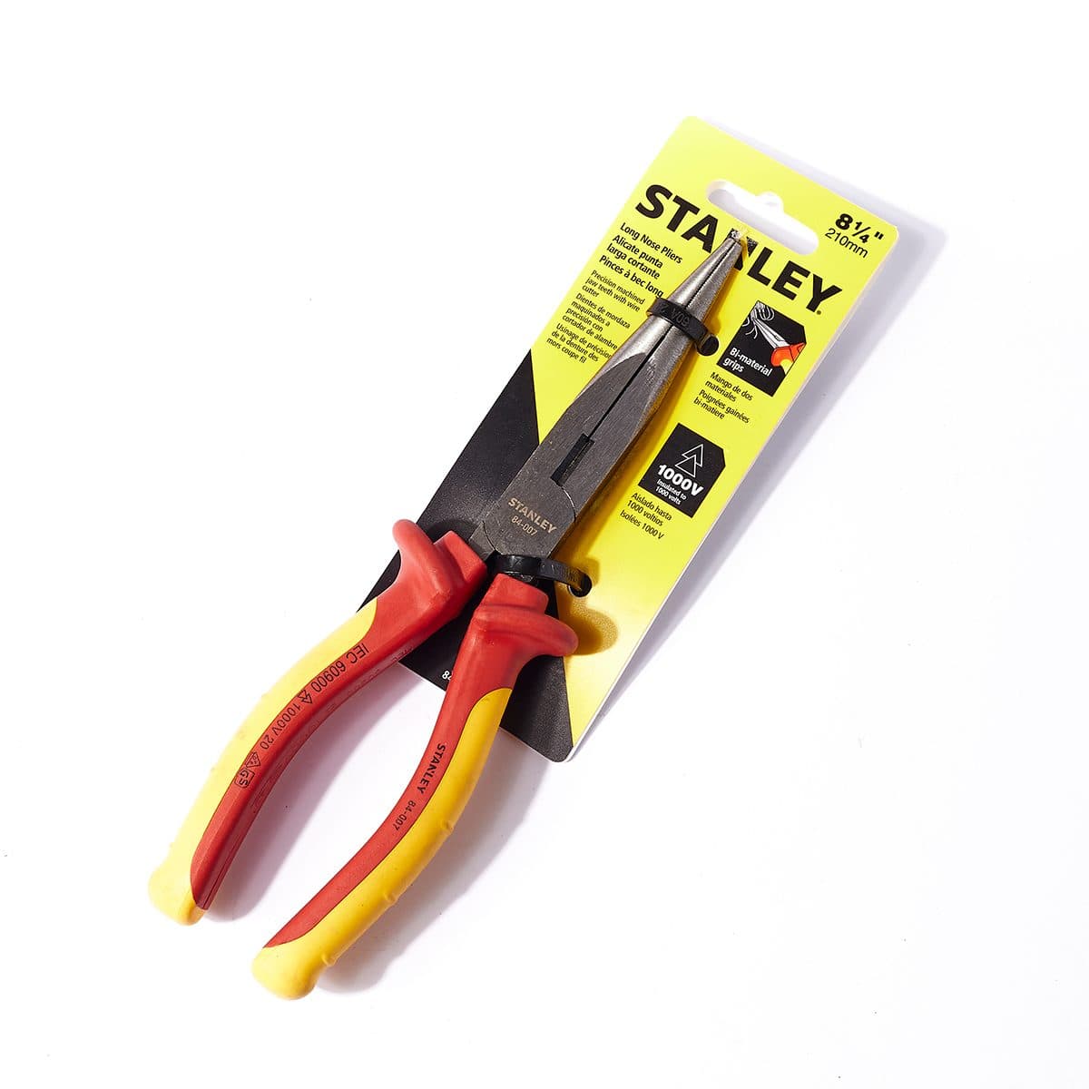 84-007 คีมปากแหลม หุ้มฉนวนไฟฟ้า 210มม.