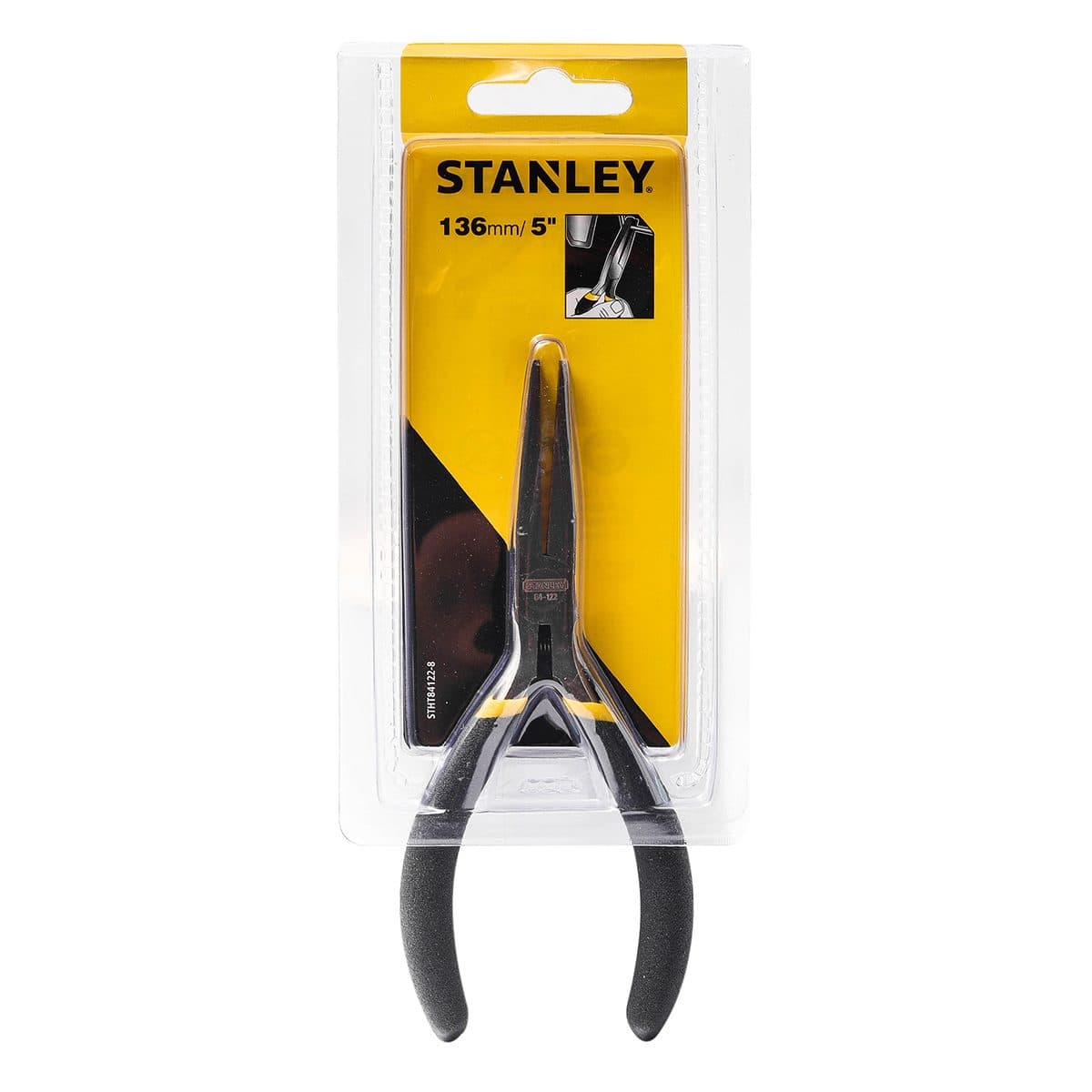 84-122 คีมปากแบน ด้ามหุ้มยาง 5"