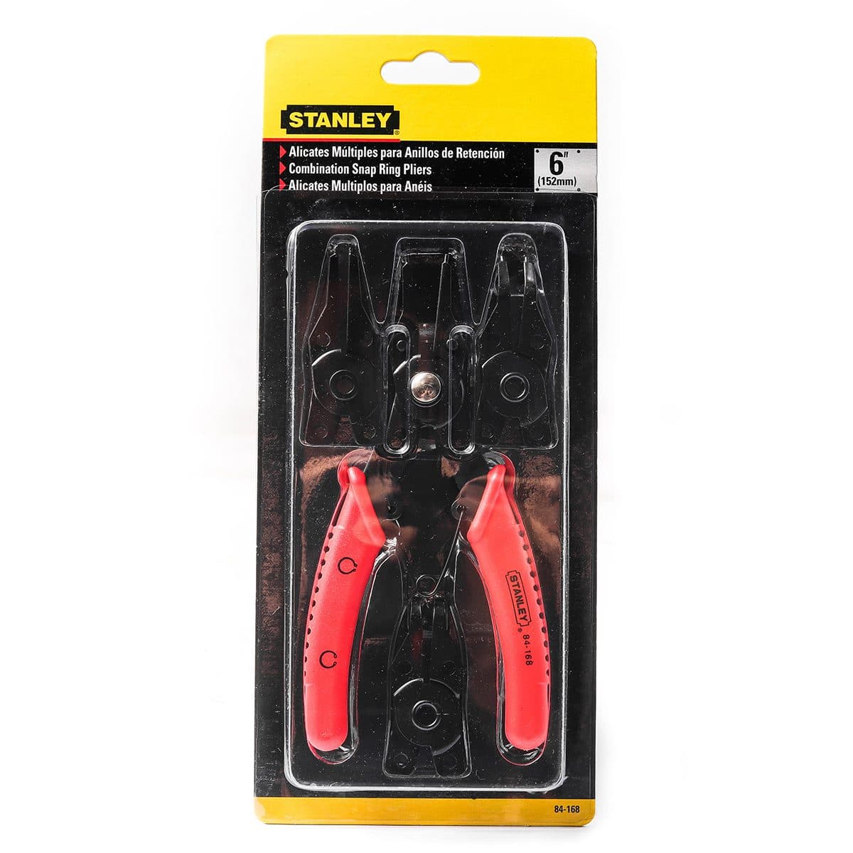 84-168 คีมหนีบ/ถ่างแหวน แบบผสม 6"