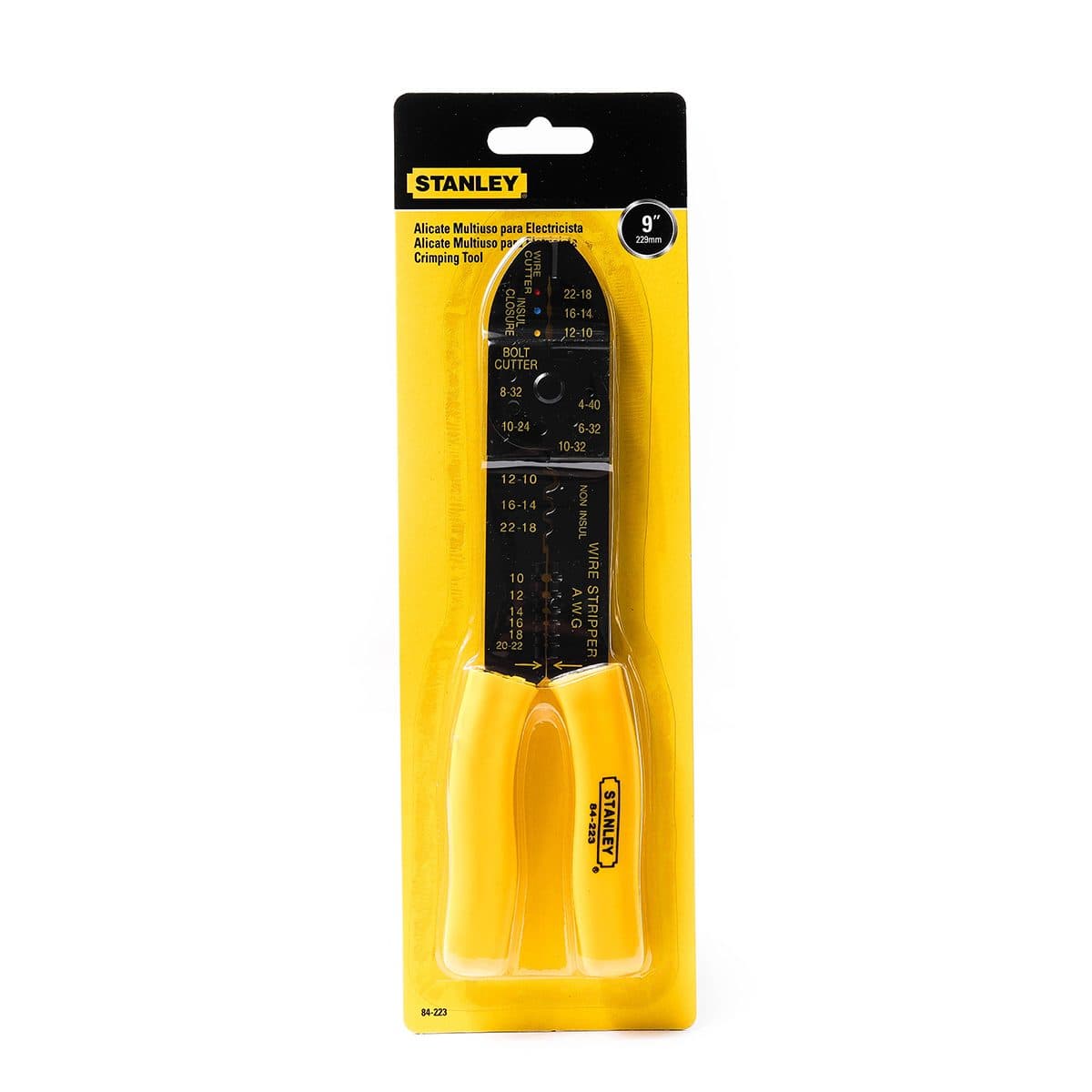 84-223 คีมปอก/ตัด/ย้ำ สายไฟ 9"