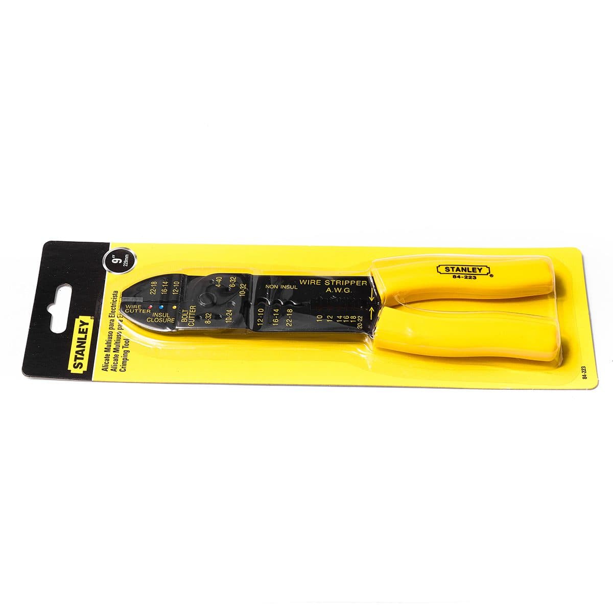 84-223 คีมปอก/ตัด/ย้ำ สายไฟ 9"