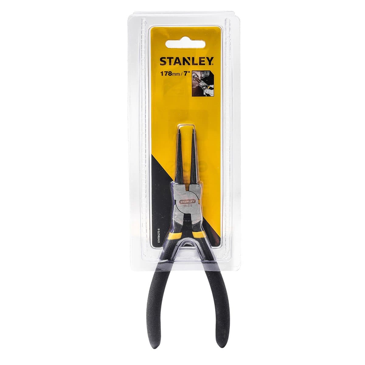 84-273 คีมหนีบแหวน ปากตรง 7"