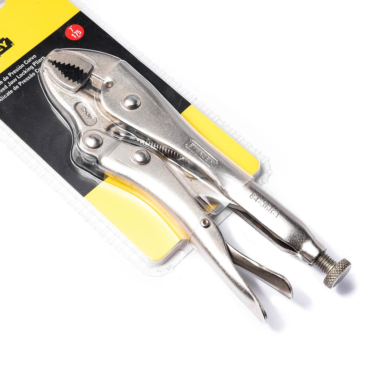 84-368 คีมล็อคมาตรฐาน ปากโค้ง 7"