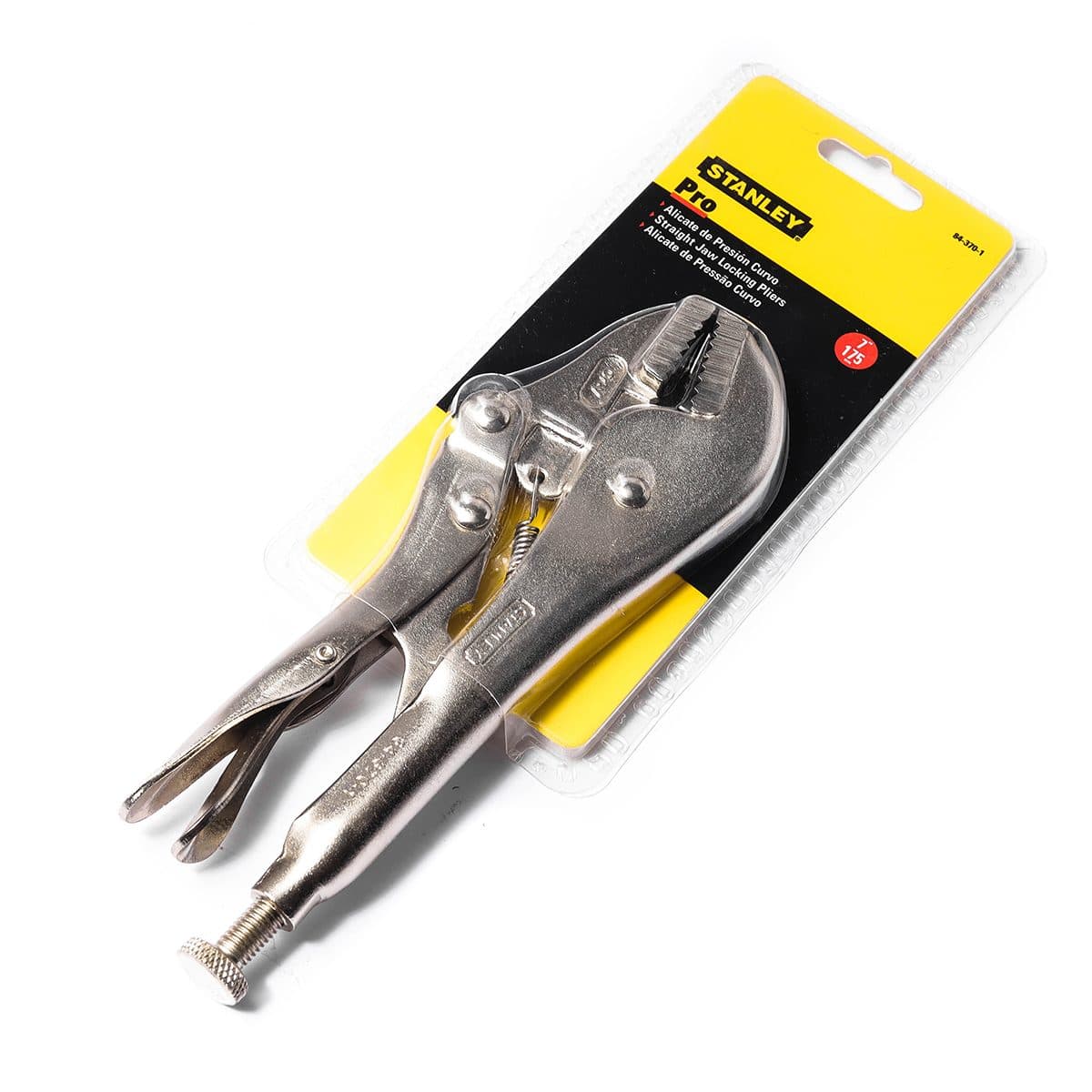 84-370 คีมล็อคมาตรฐาน ปากตรง 7"