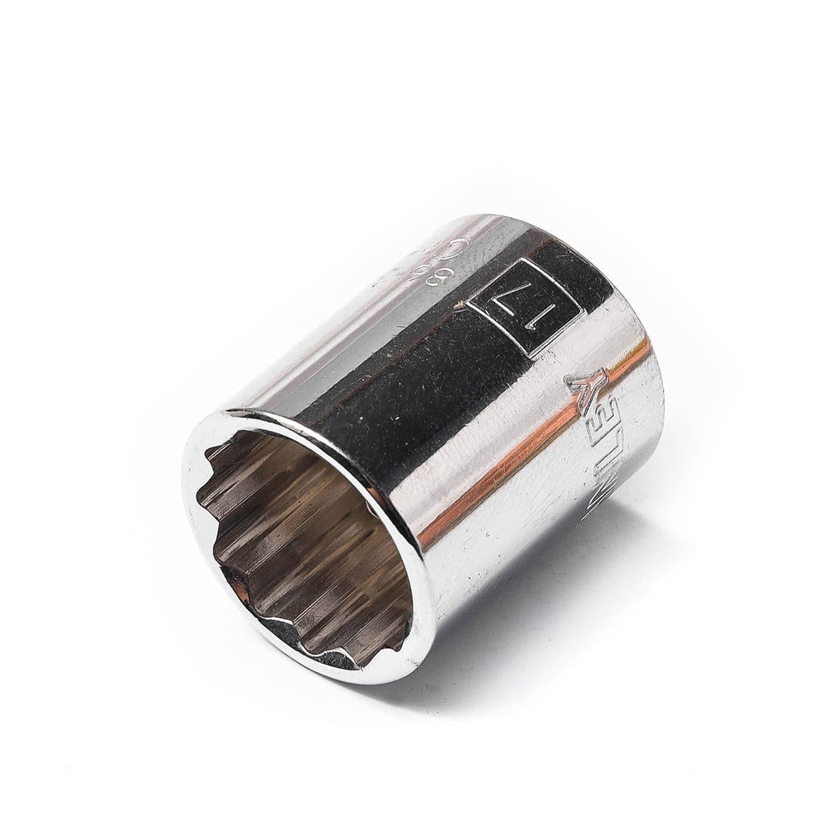 86-352 ลูกบ็อกสั้น 12 เหลี่ยม3/8"เบอร์17