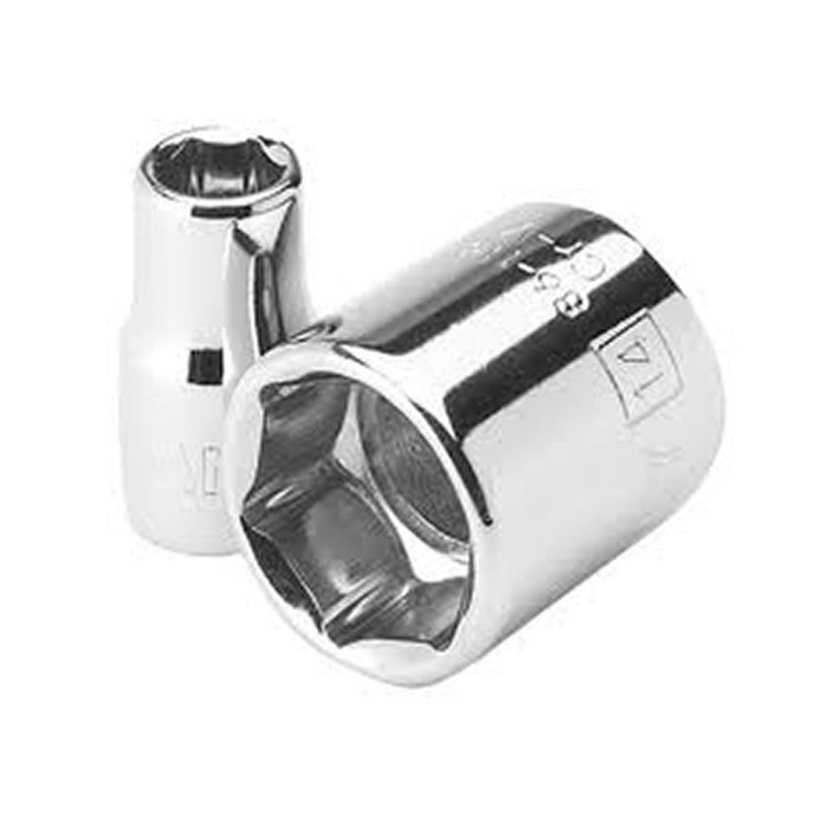 86-384 ลูกบ็อกสั้น 6 เหลี่ยม1/2"ขนาด1/4"