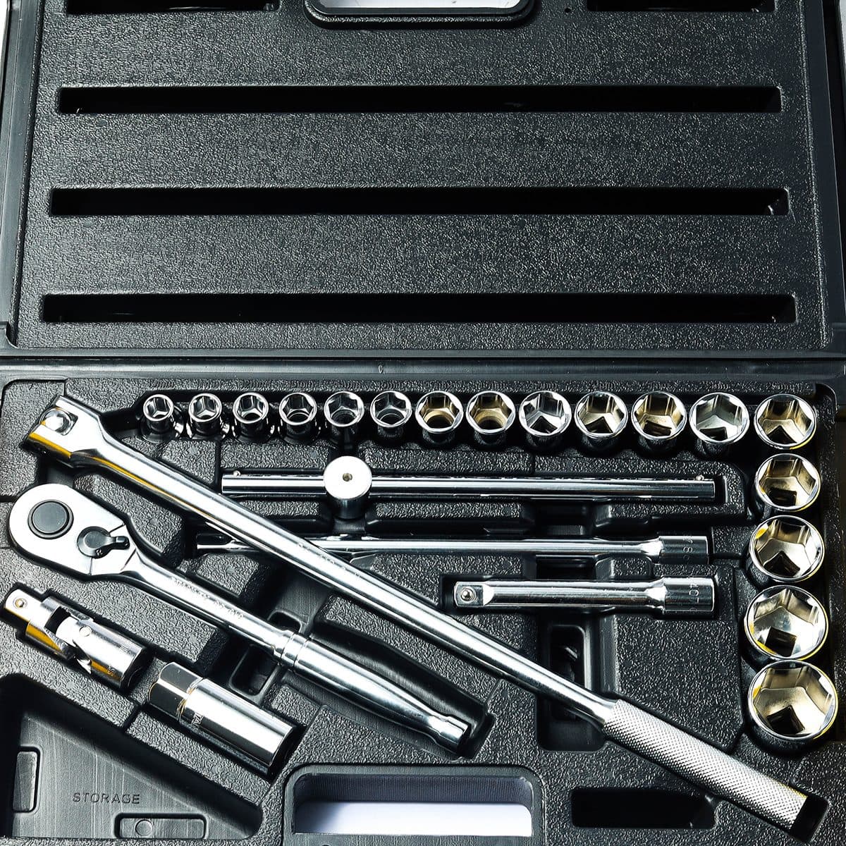 86-589 ชุดบ็อกซ์6PT 1/2" 25ชิ้น 10-32มม