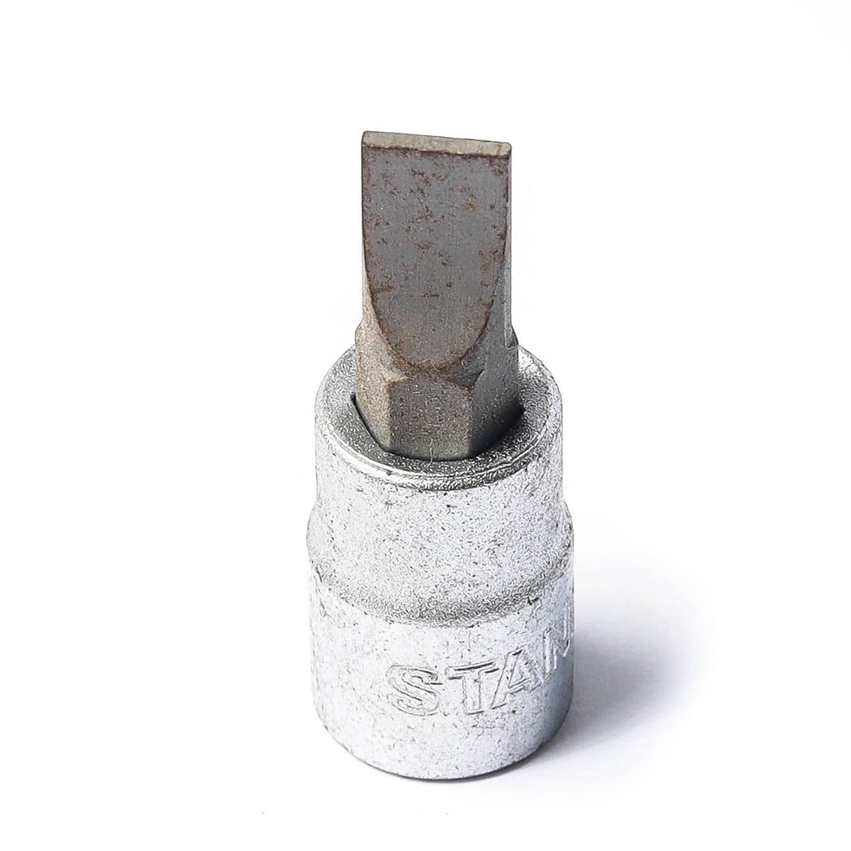 86-744 ลูกบ็อกเดือยหัวแบน 1/4"เบอร์6.5