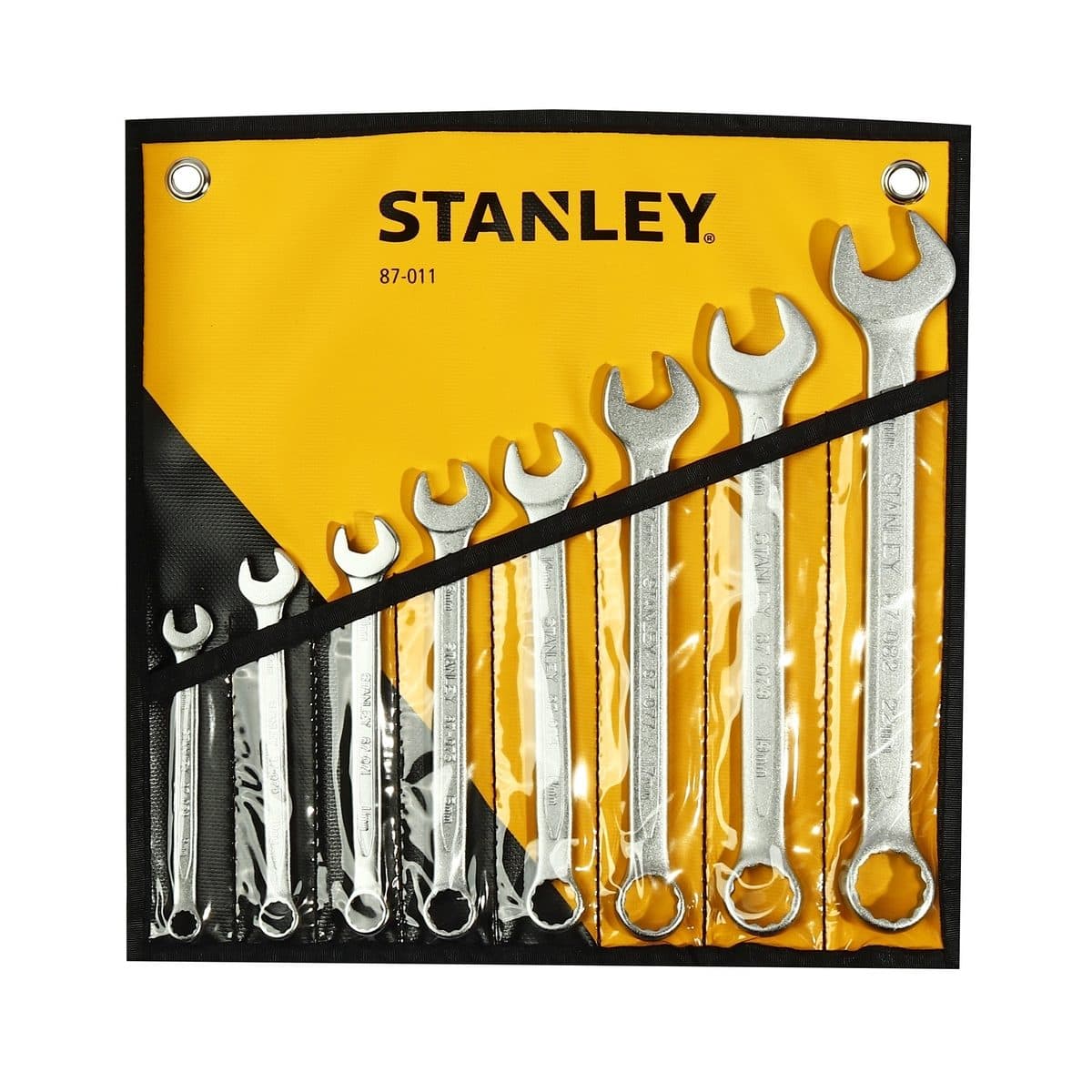 87-011-1 ชุดประแจแหวนข้างฯ 8ชิ้น 8-22มม.