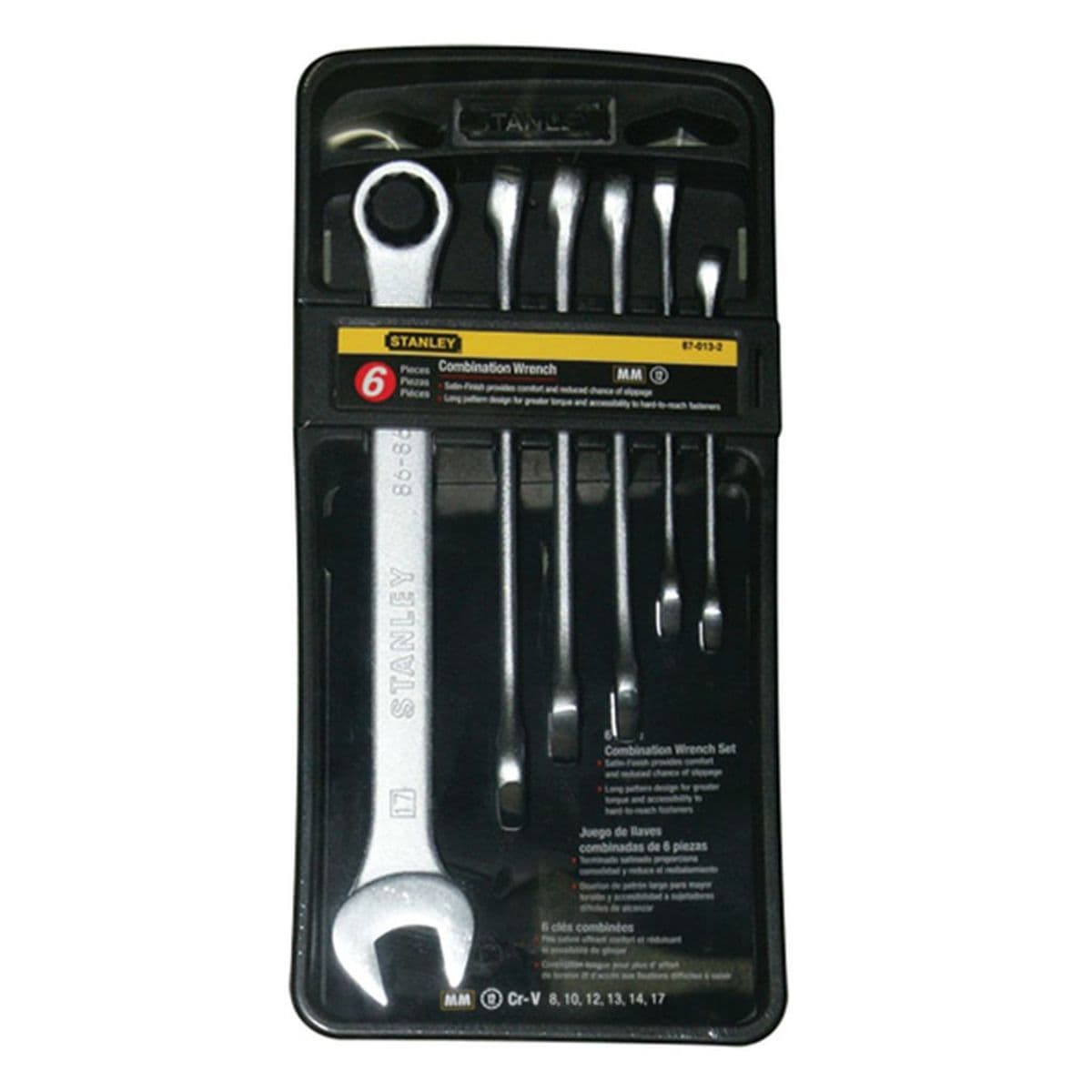 87-013 ชุดประแจแหวนข้างปากตาย 6 ชิ้น