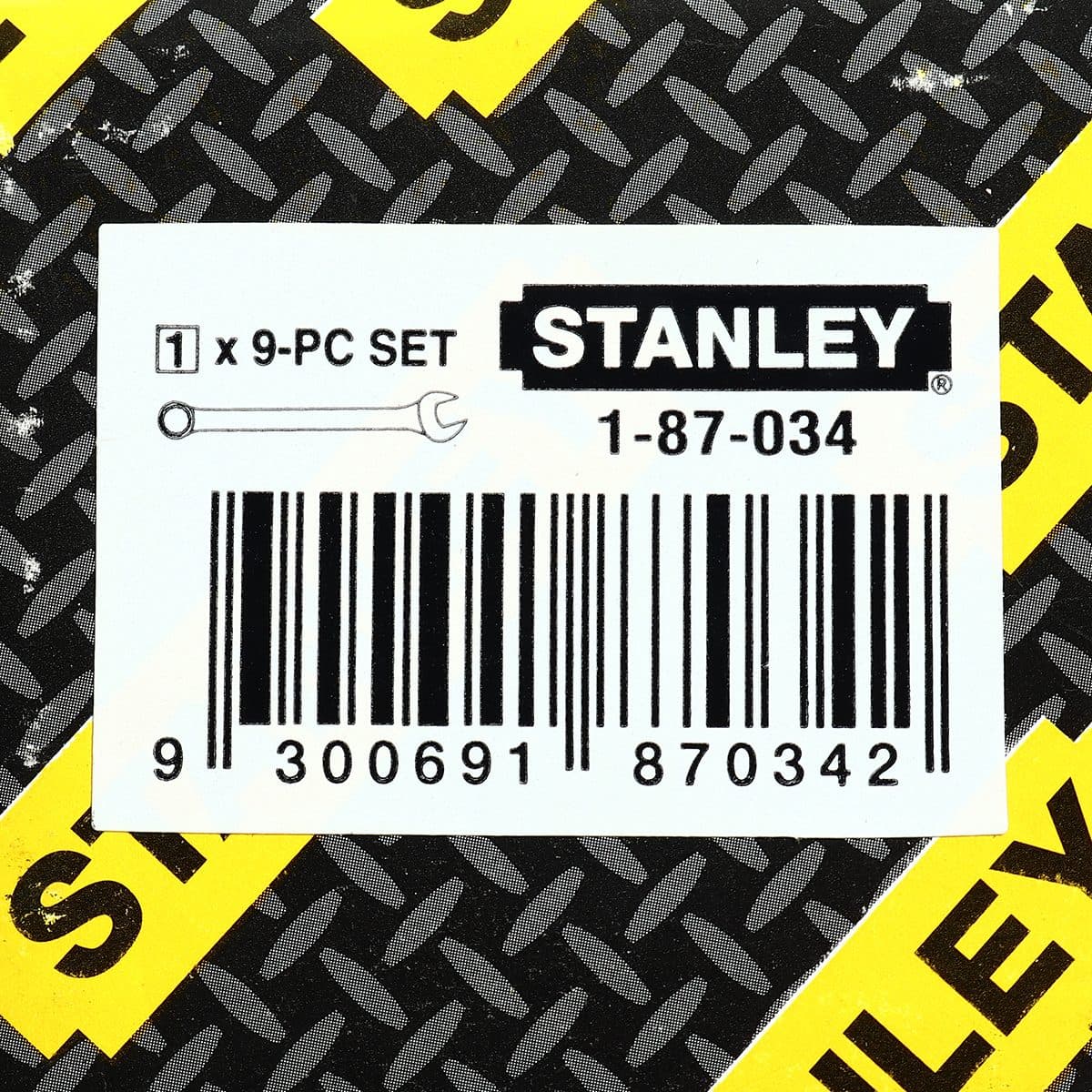 87-034-1 ชุดประแจแหวนข้างฯ 9ชิ้น 8-17มม.