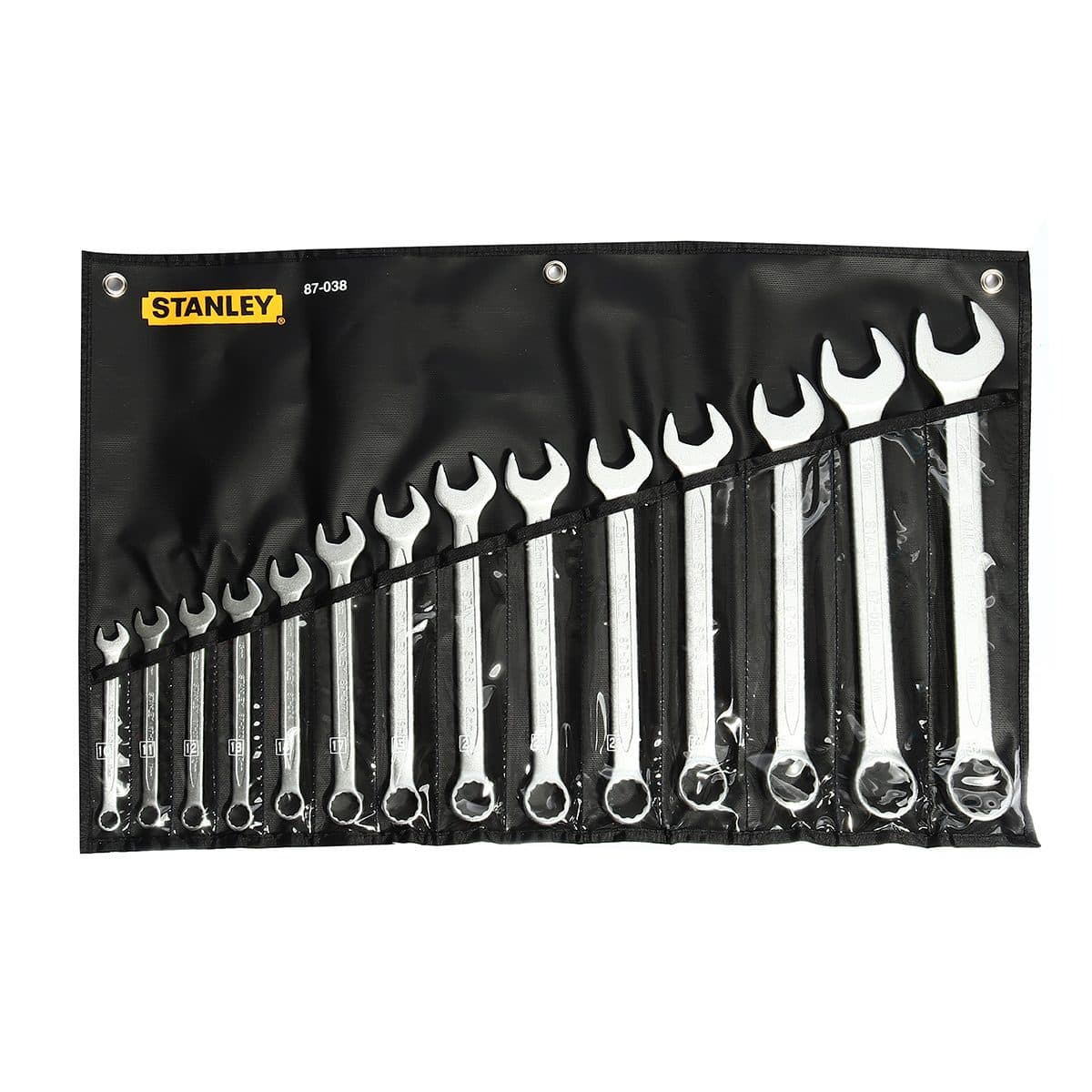 87-038 ชุดประแจแหวนข้างฯ 14ชิ้น 10-32มม.