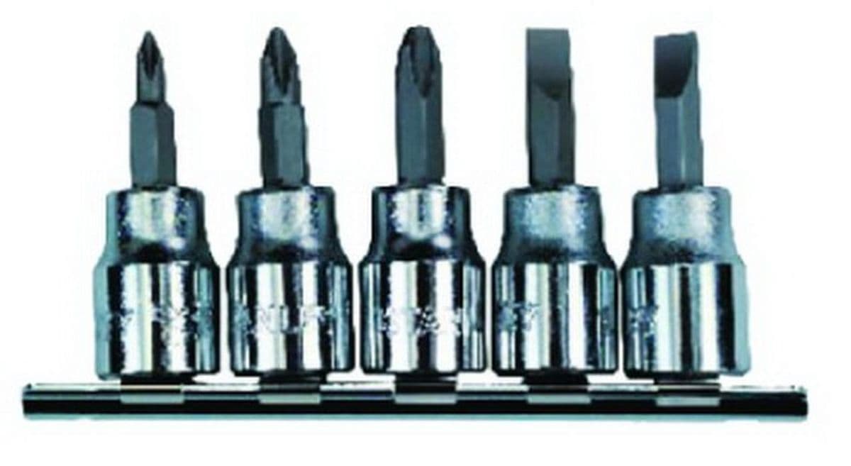 87-344 ชุดลูกบ็อกดอกไขควง 3/8" 5ชิ้น