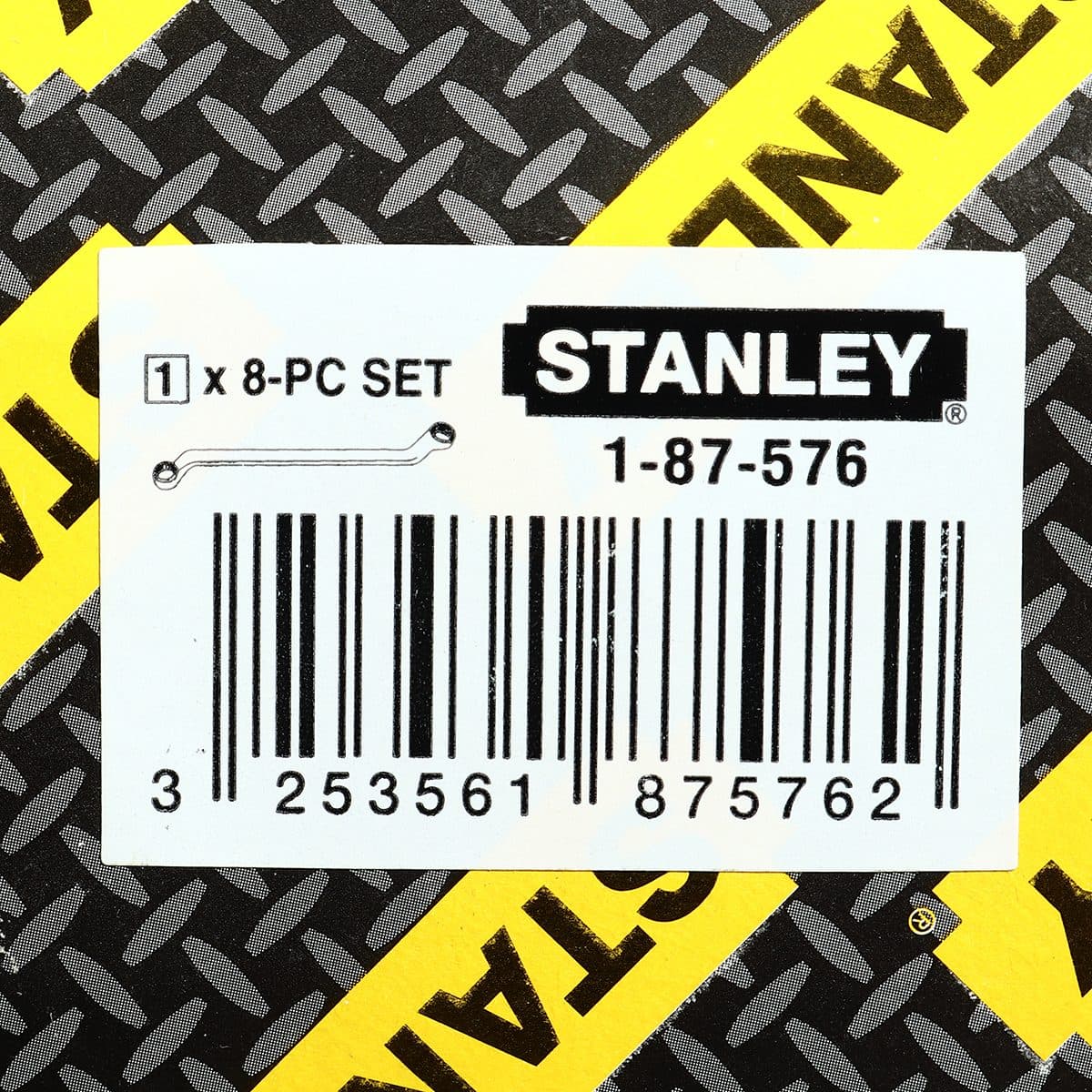 87-576 ชุดประแจแหวน 75 องศา 8 ชิ้น