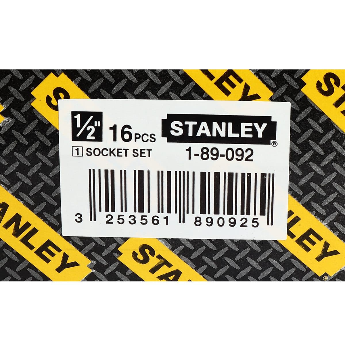 89-092 ชุดบ็อกซ์12PT 1/2" 16ชิ้น 8-24มม.